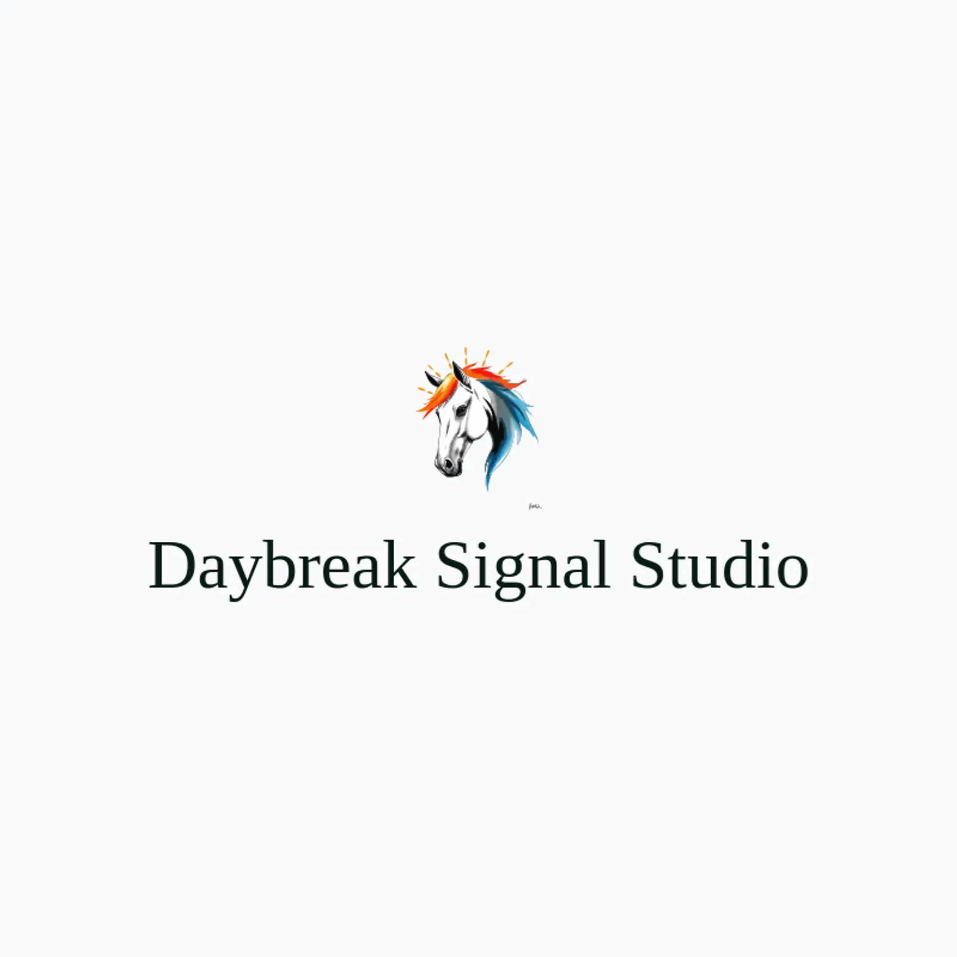 Daybreak Signal Studio logo for rays