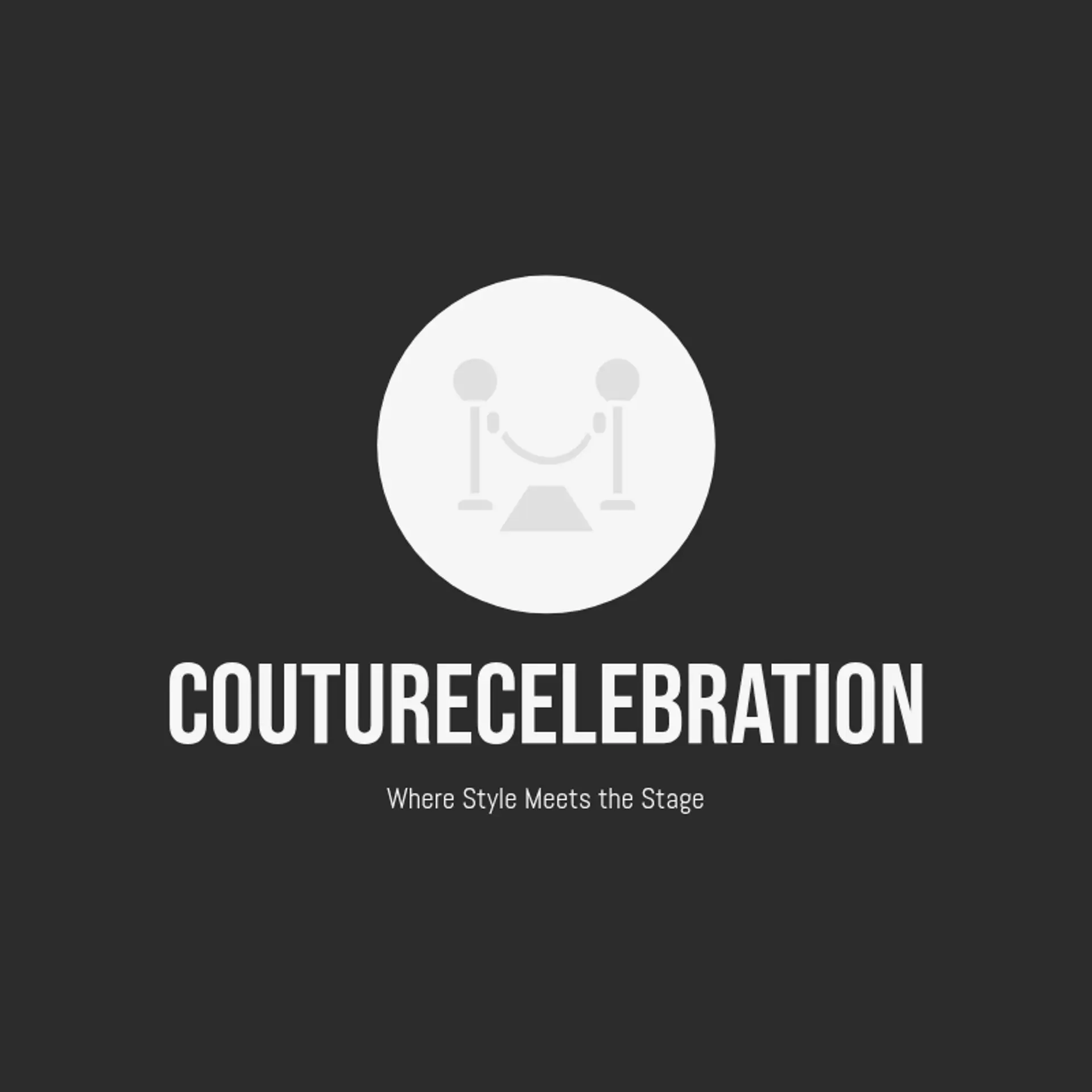CoutureCelebration logo for fashion show