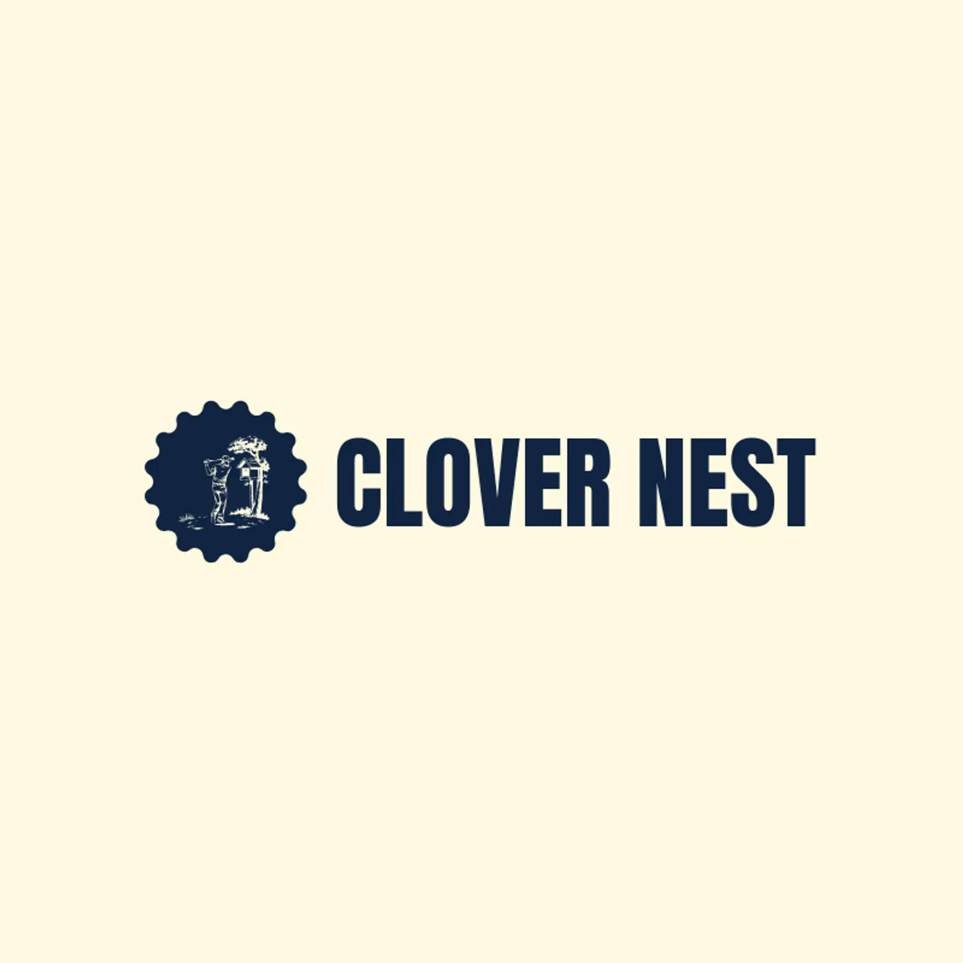 Clover Nest logo for birdhouse