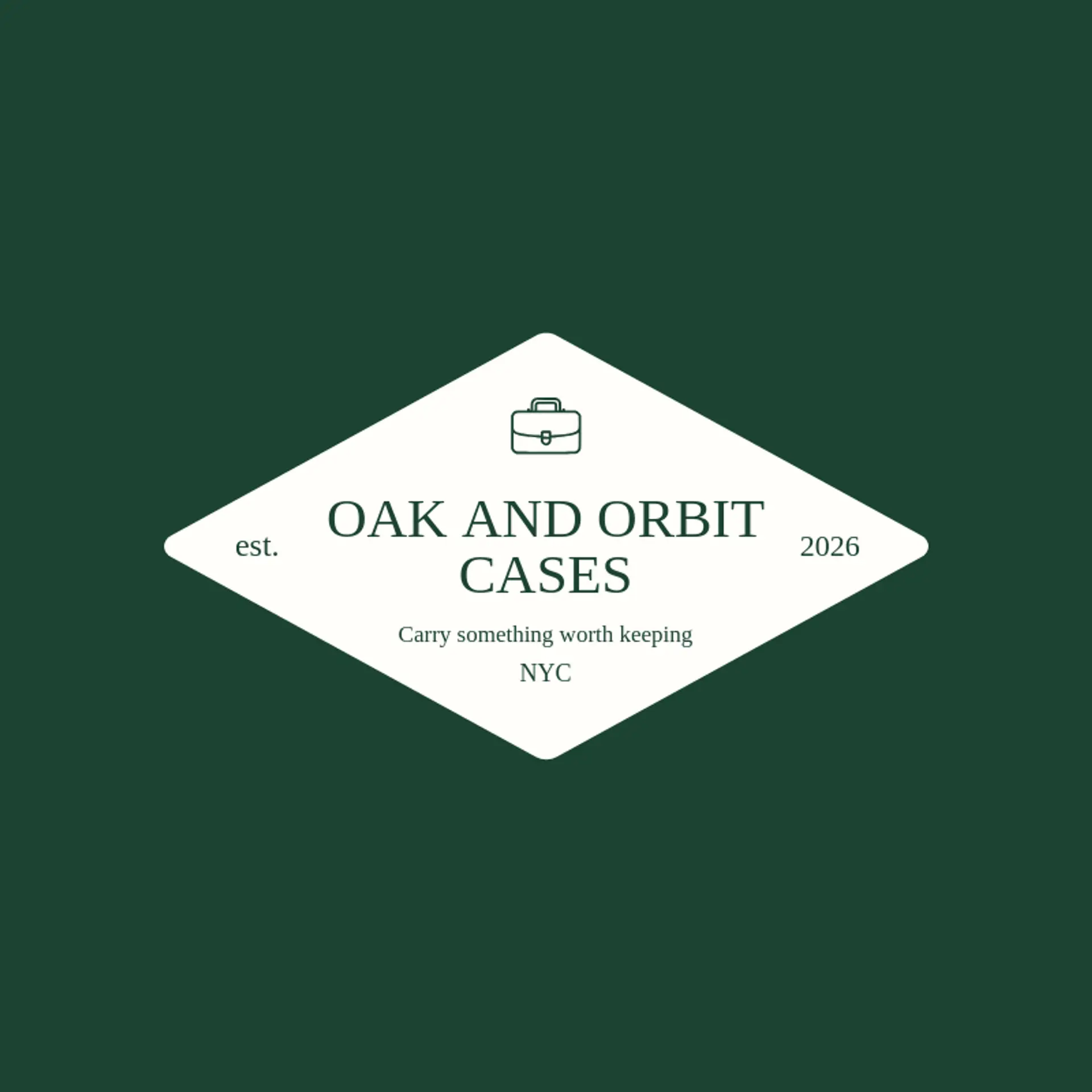 Oak and Orbit Cases logo for case