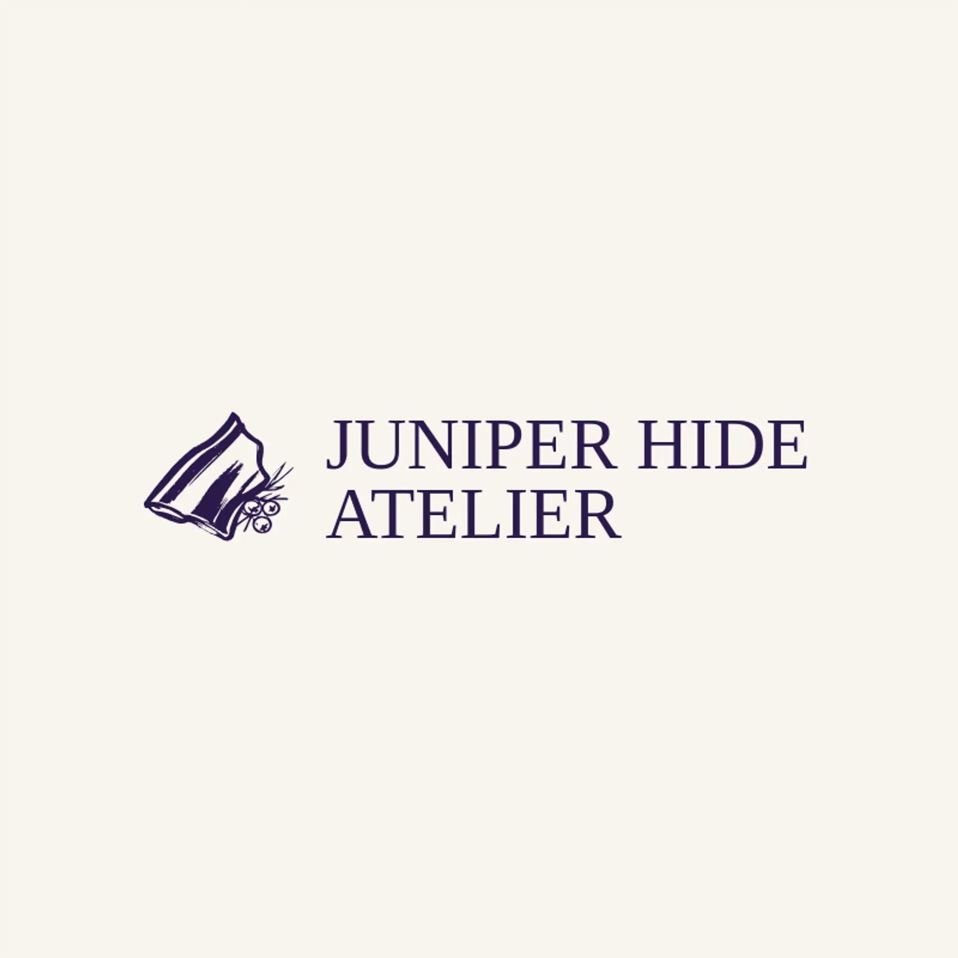 Juniper Hide Atelier logo for leather