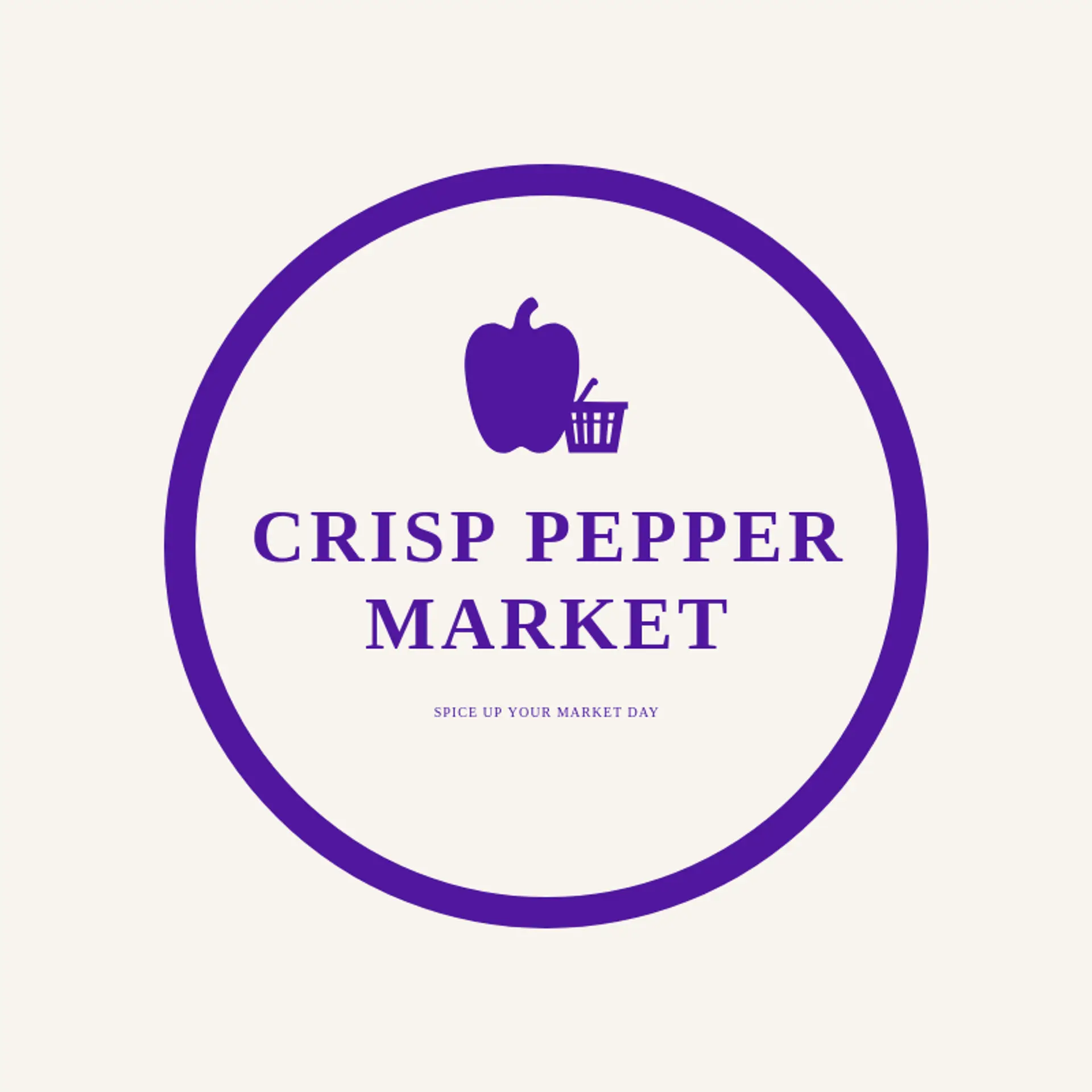 Crisp Pepper Market logo for pepper