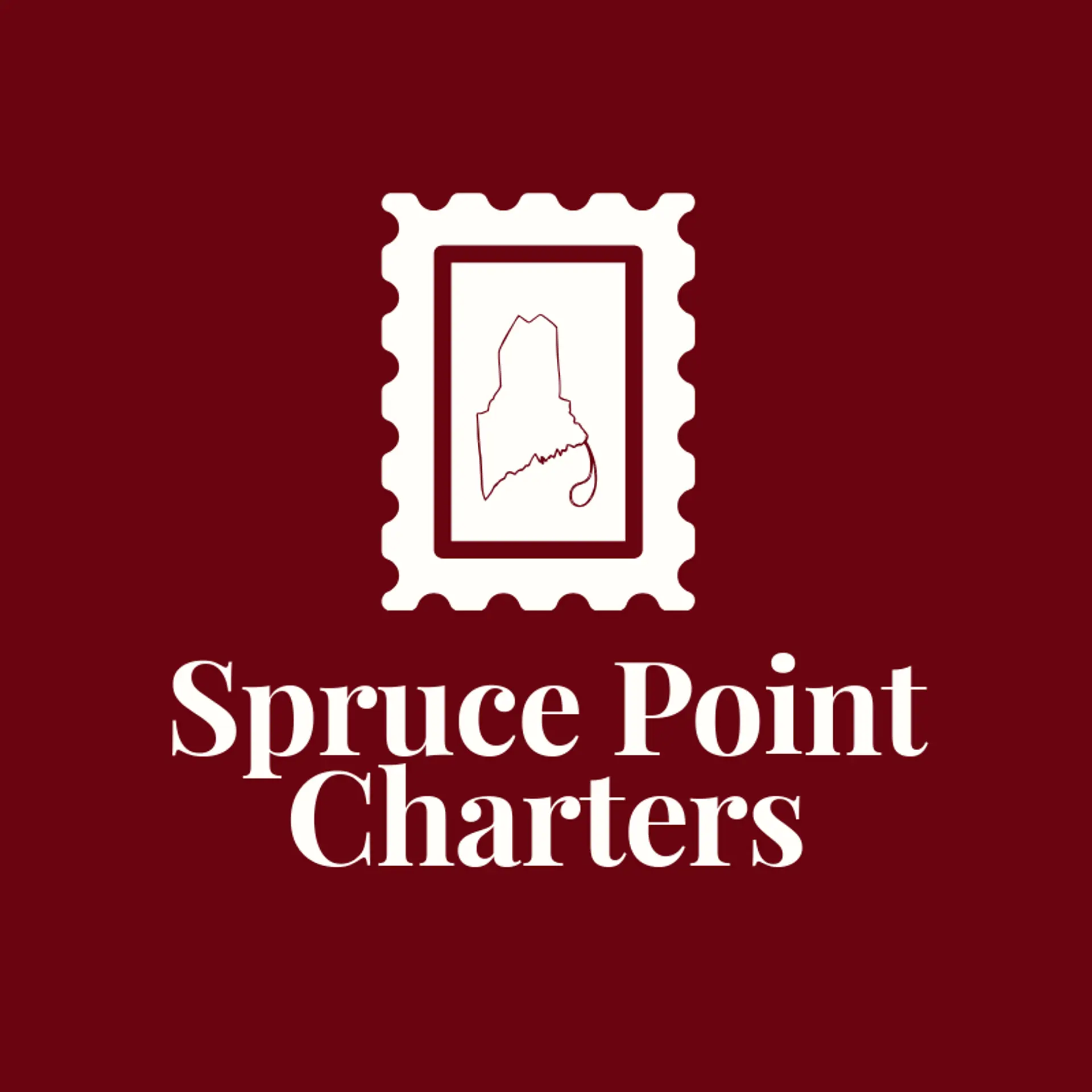 Spruce Point Charters logo for maine