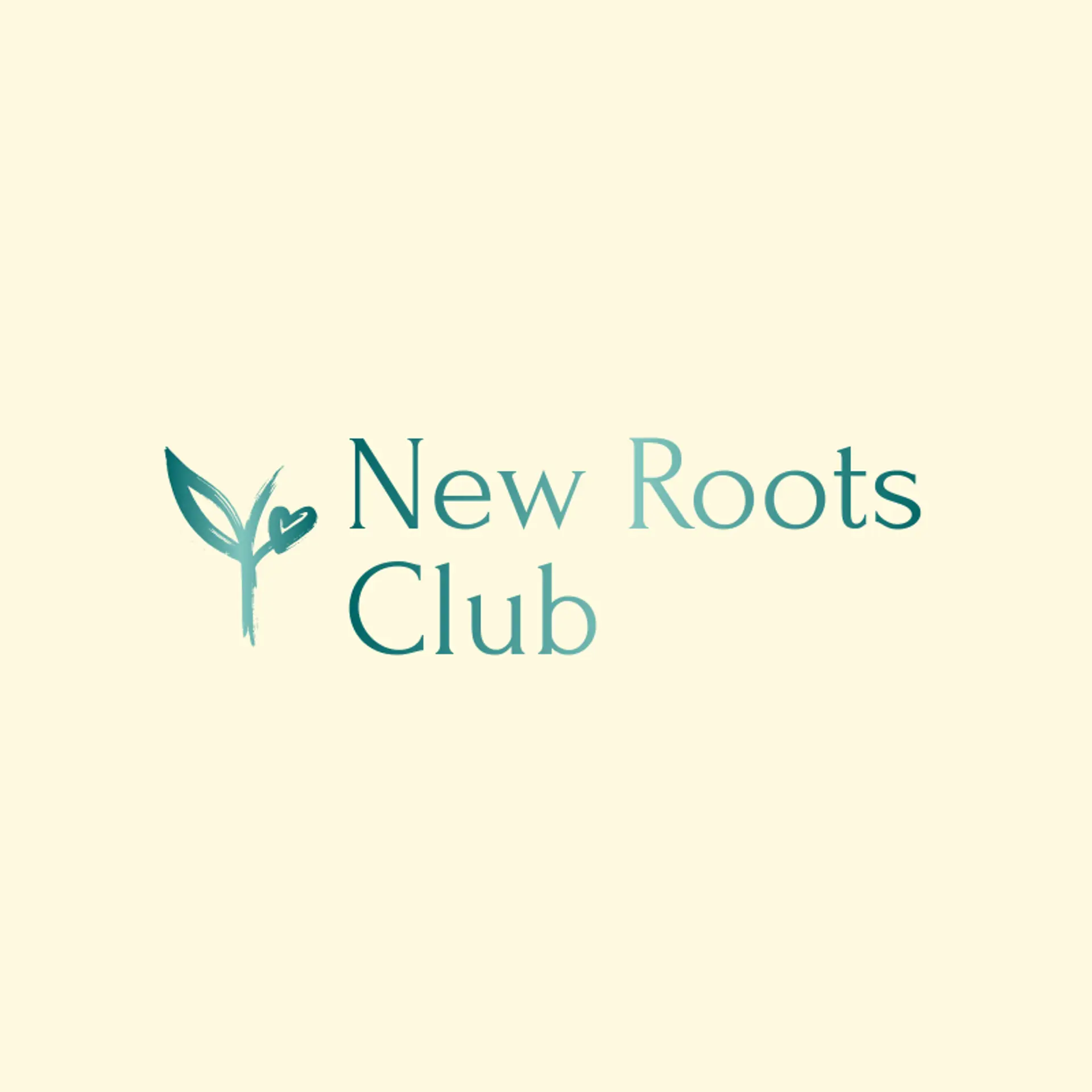 New Roots Club logo for community