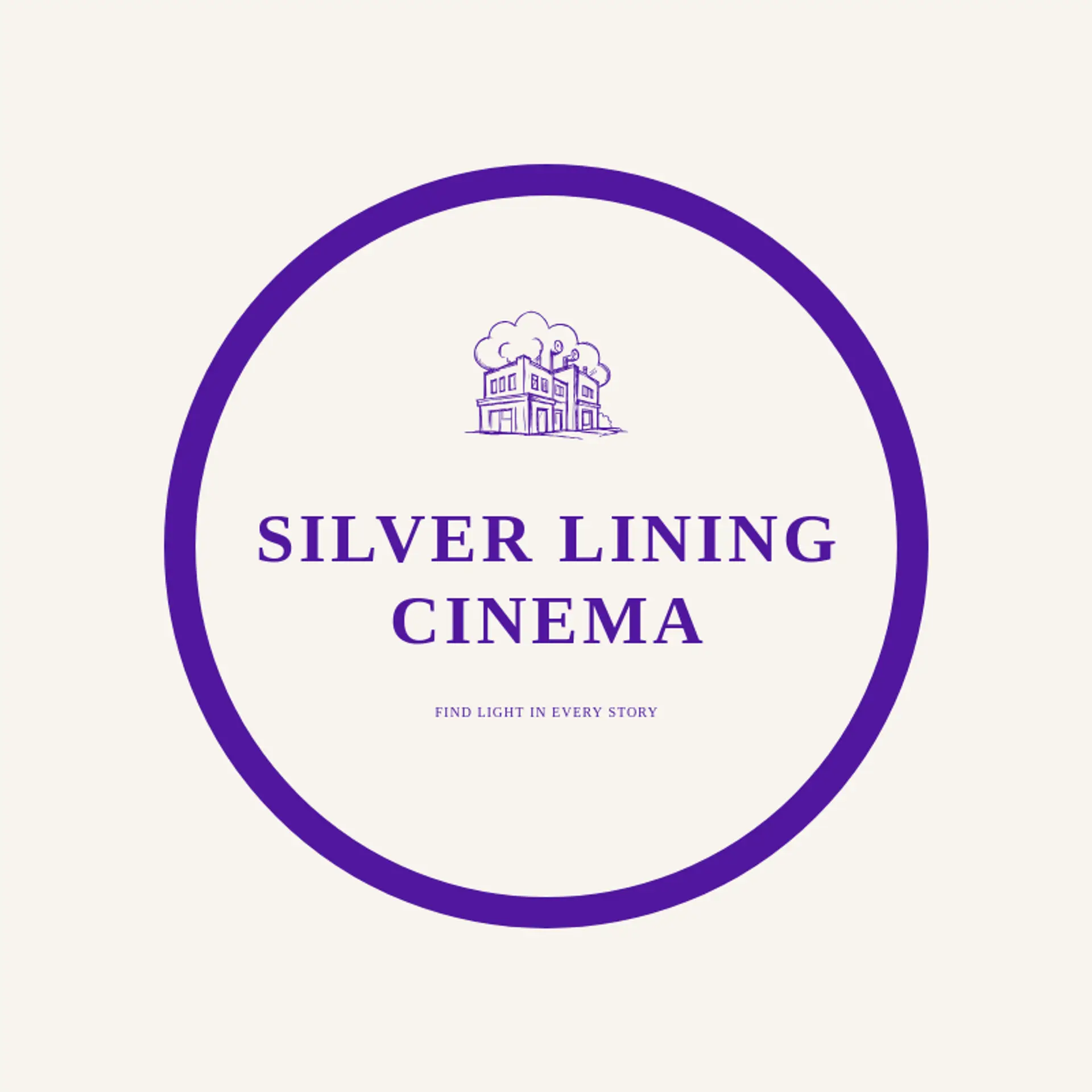 Silver Lining Cinema logo for movie studio