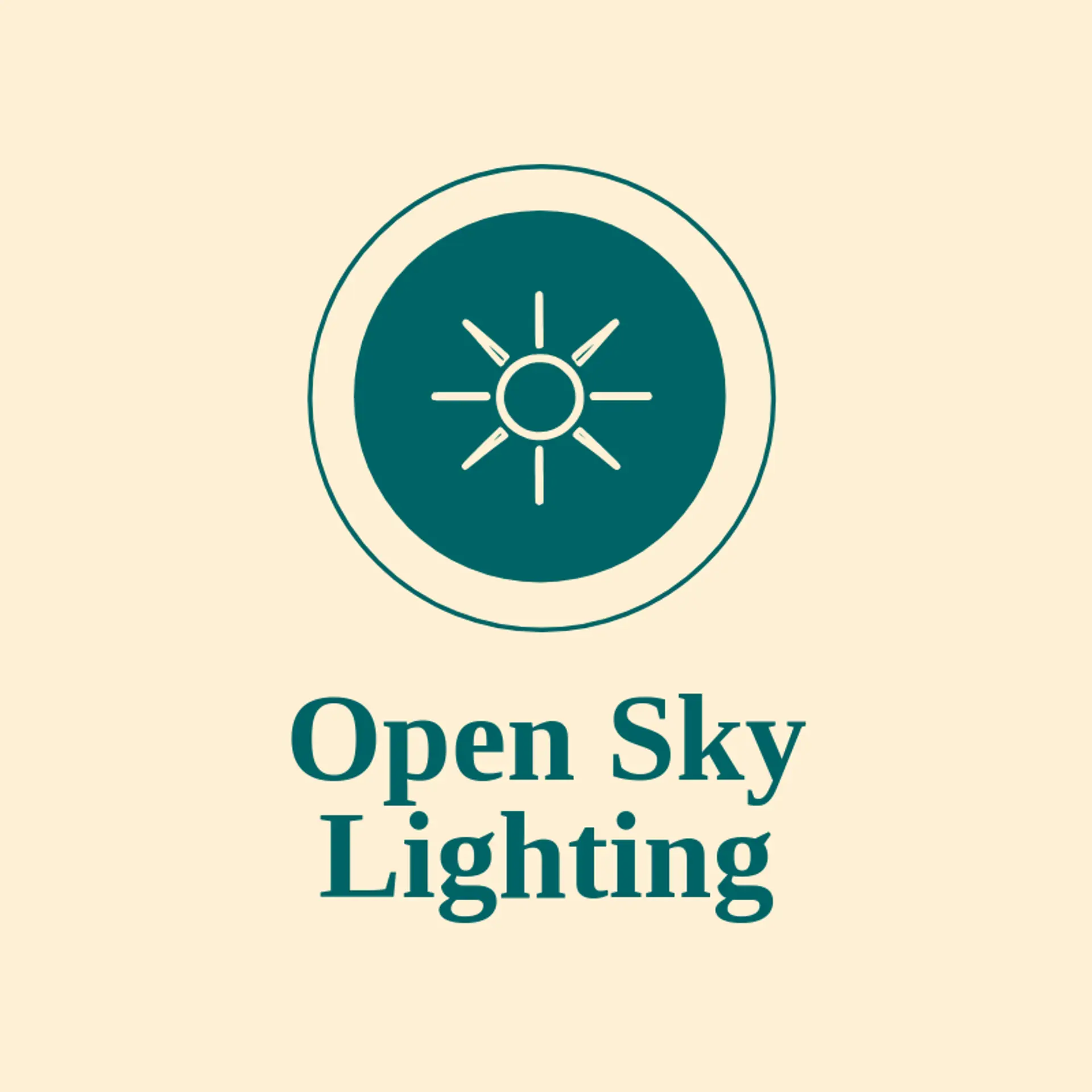 Open Sky Lighting logo for flare