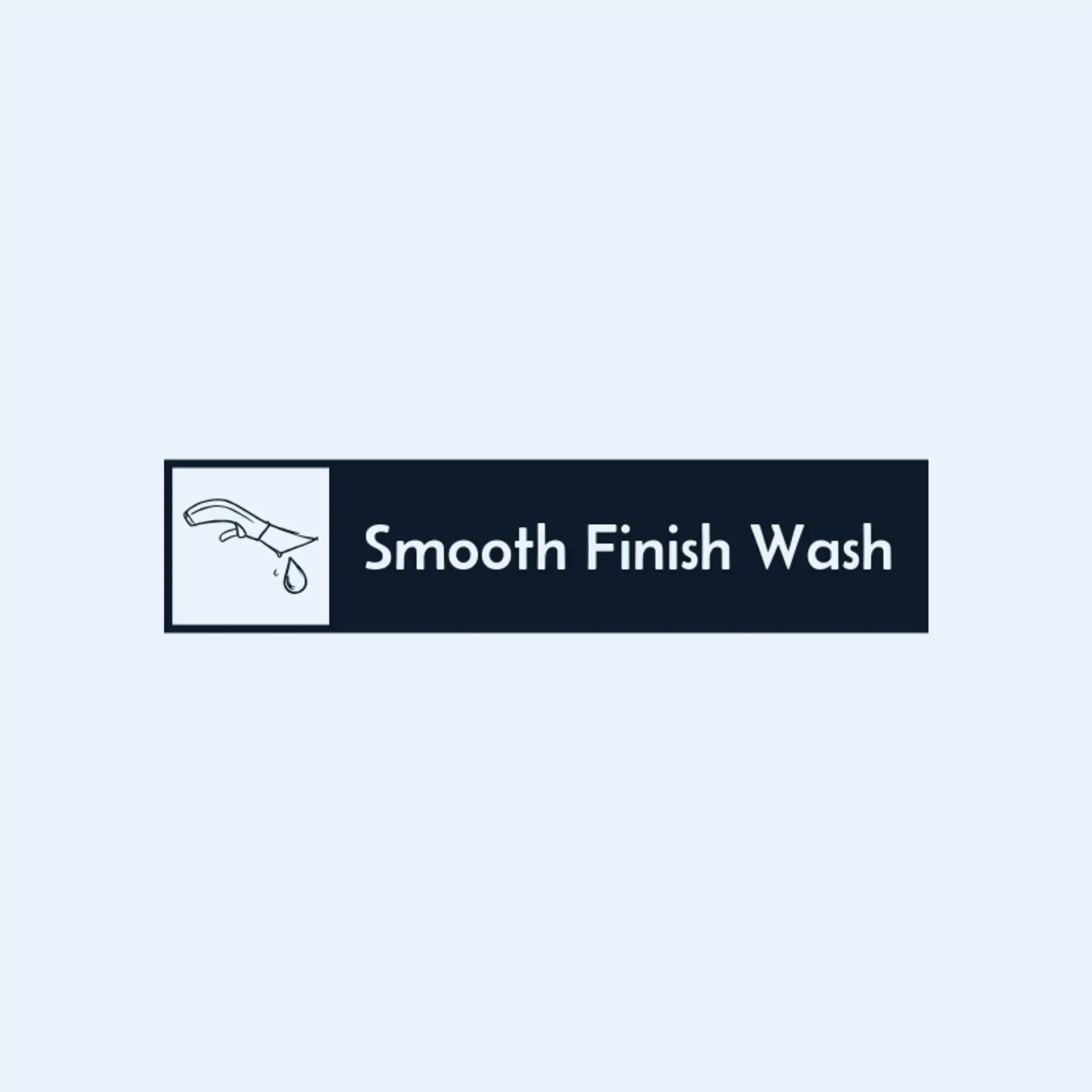 Smooth Finish Wash logo for pressure wash