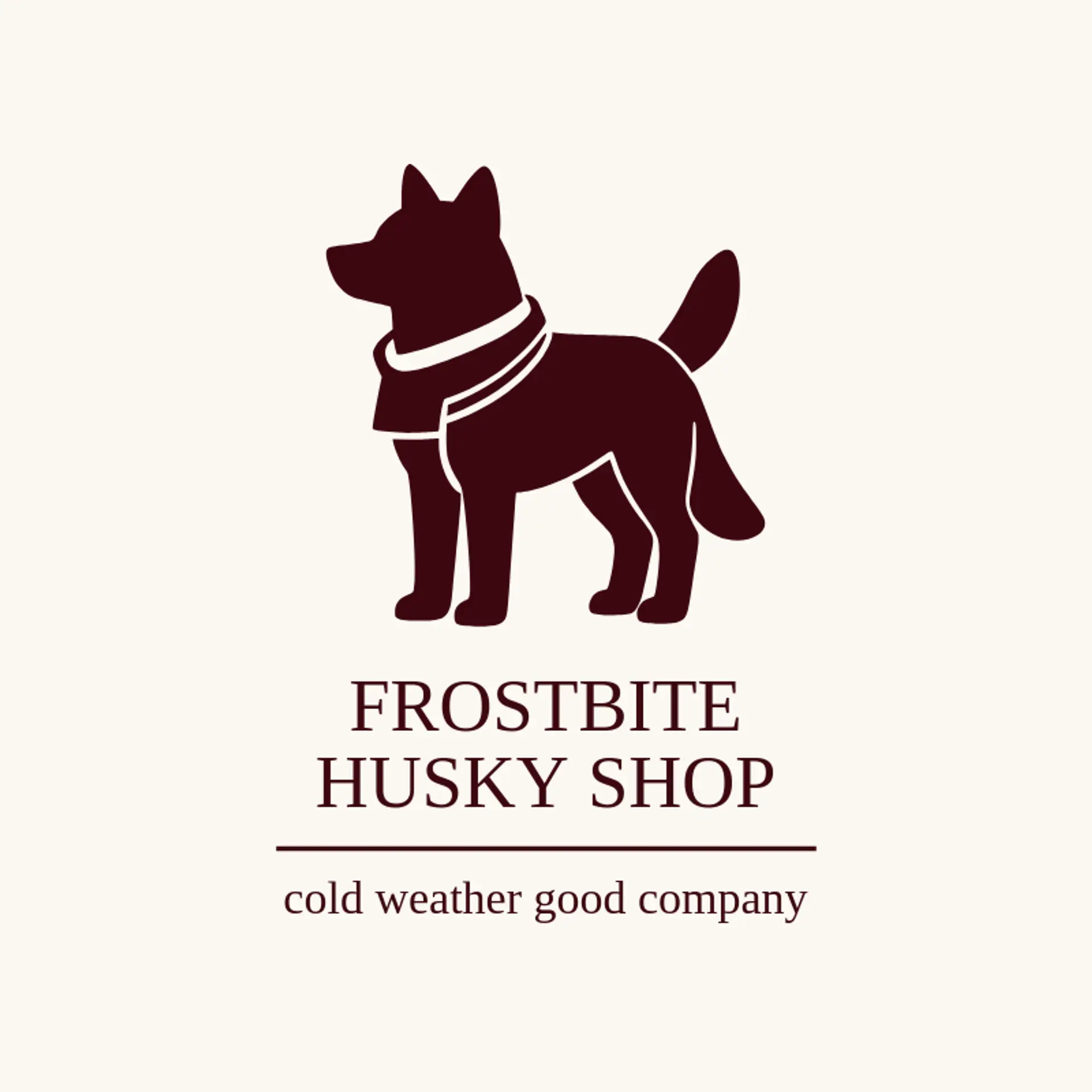 Frostbite Husky Shop logo for husky
