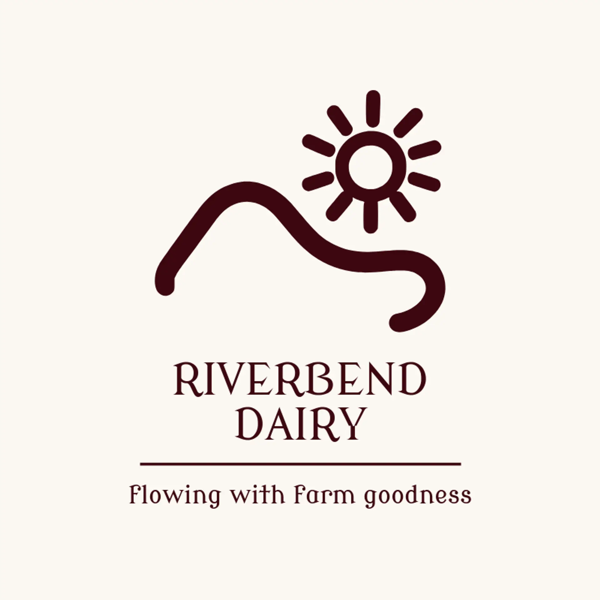 Riverbend Dairy logo for milk