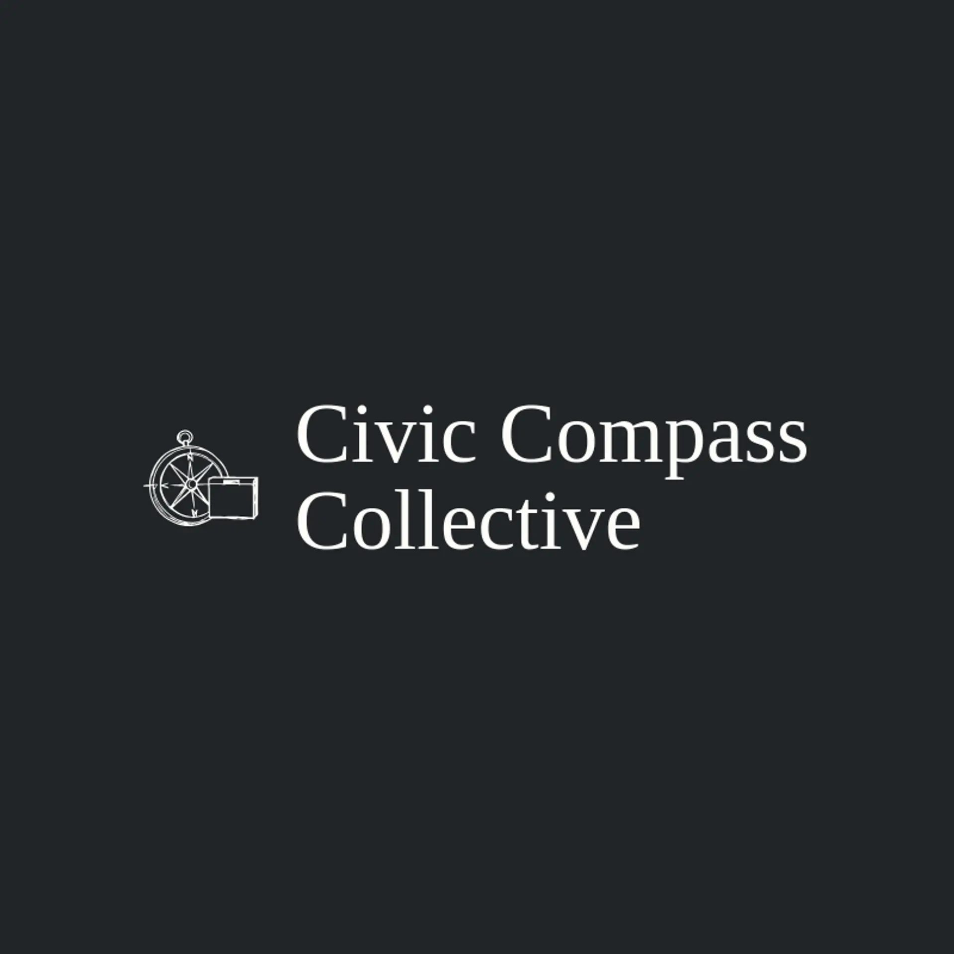 Civic Compass Collective logo for democracy