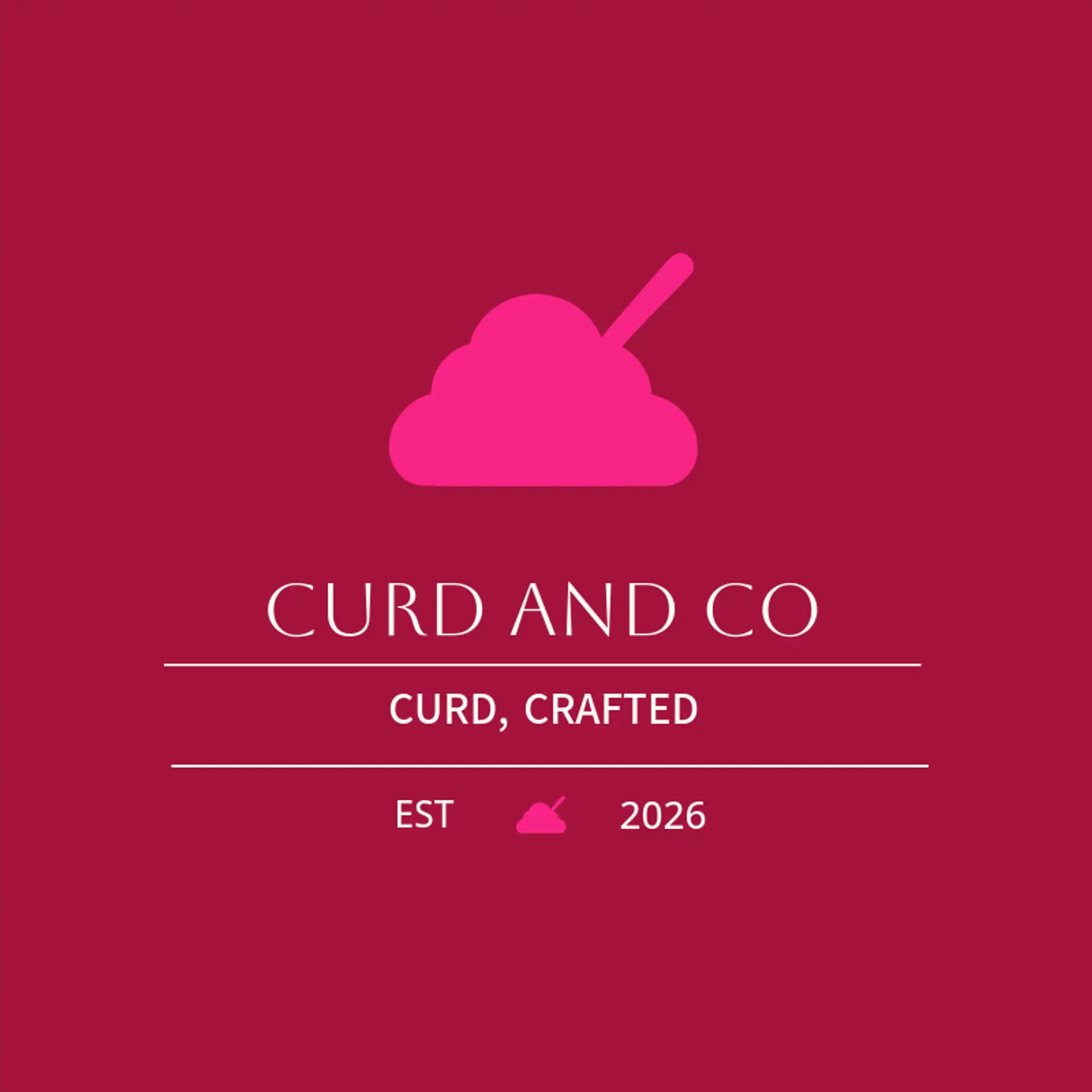 Curd and Co logo for cheese