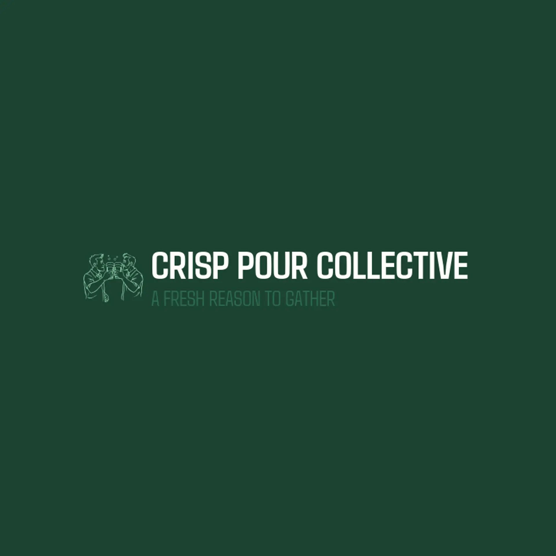 Crisp Pour Collective logo for cheers