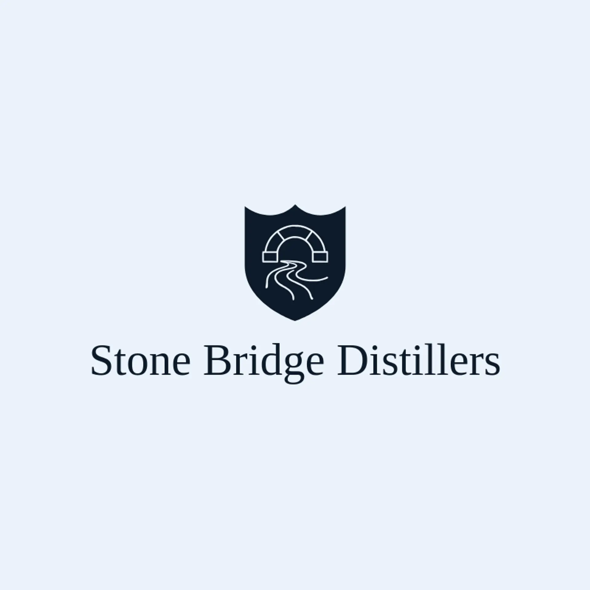 Stone Bridge Distillers logo for whiskey
