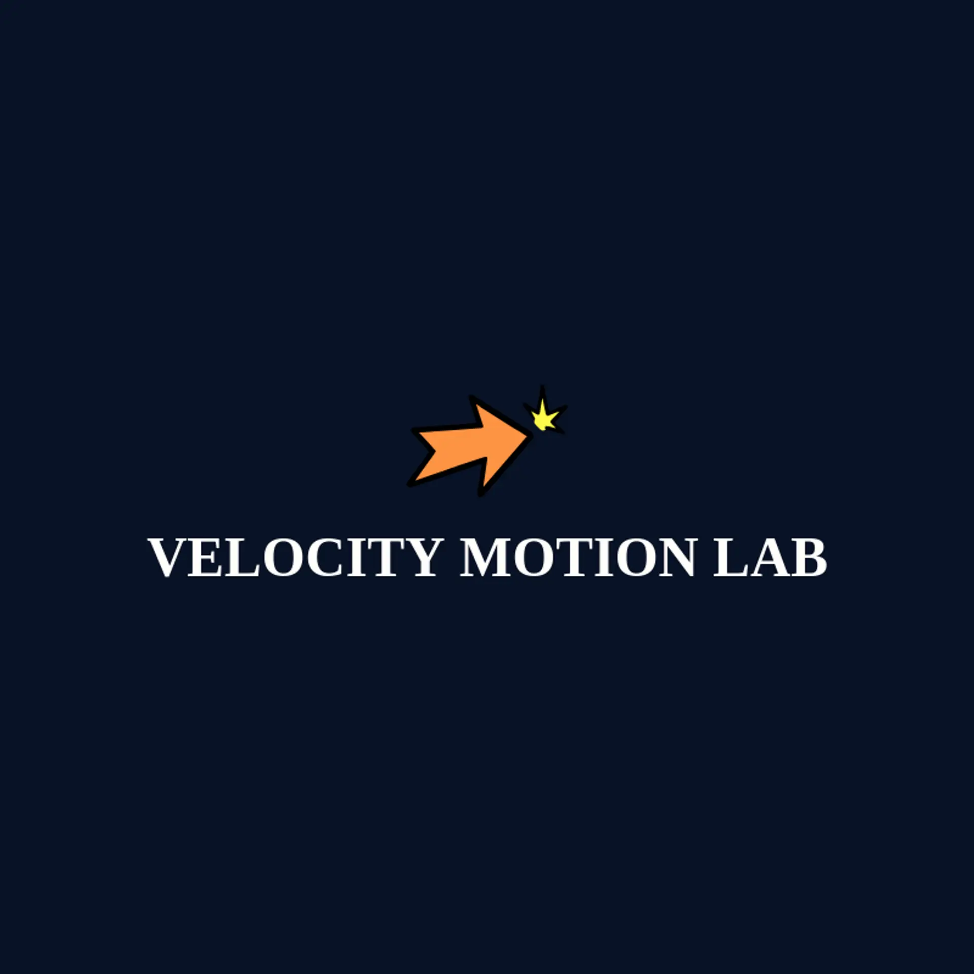 Velocity Motion Lab logo for motion