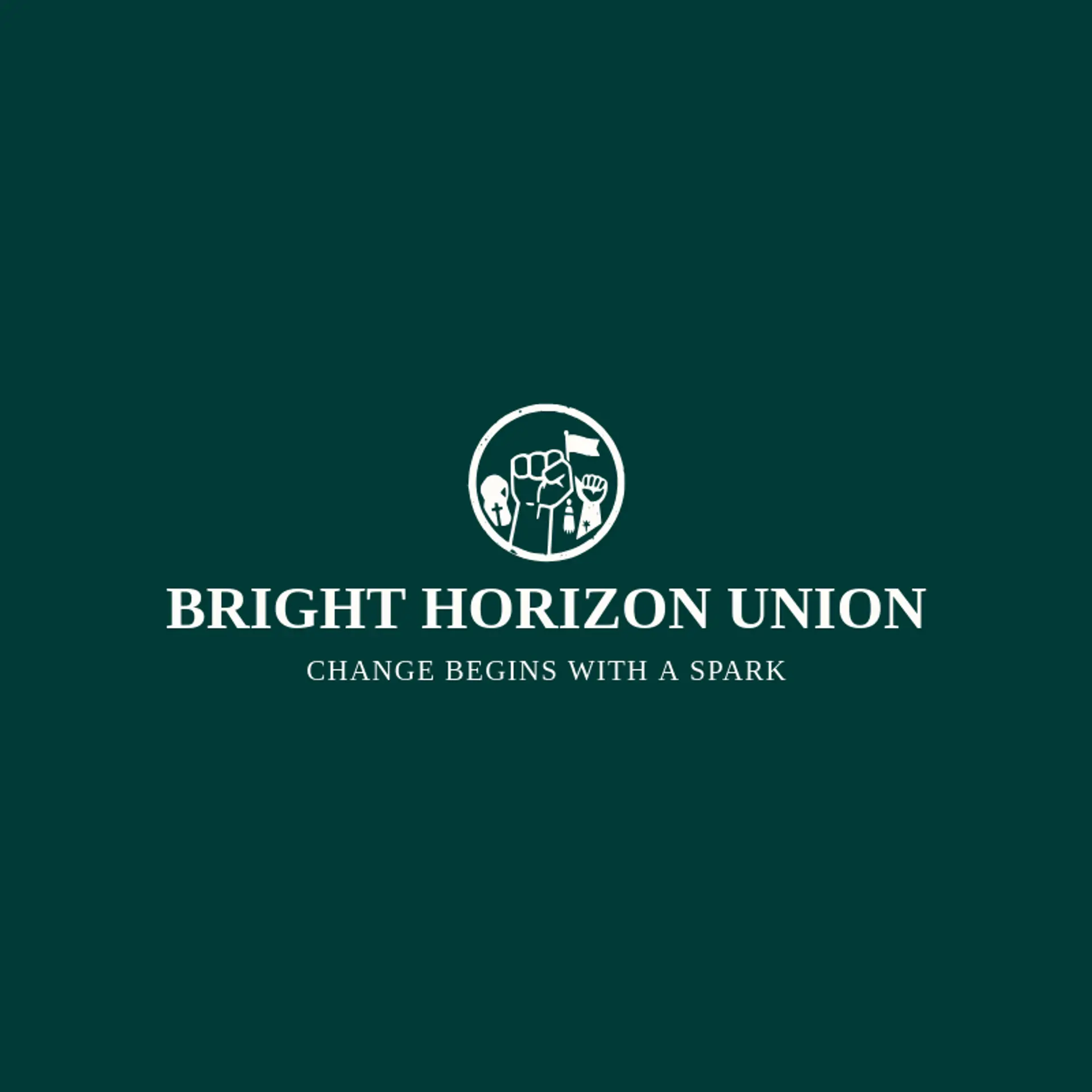 Bright Horizon Union logo for revolution