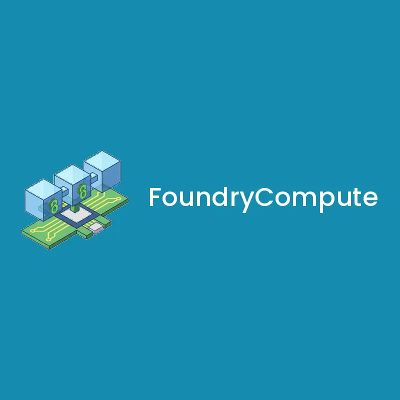 An isometric blockchain logo laid over a circuit board.