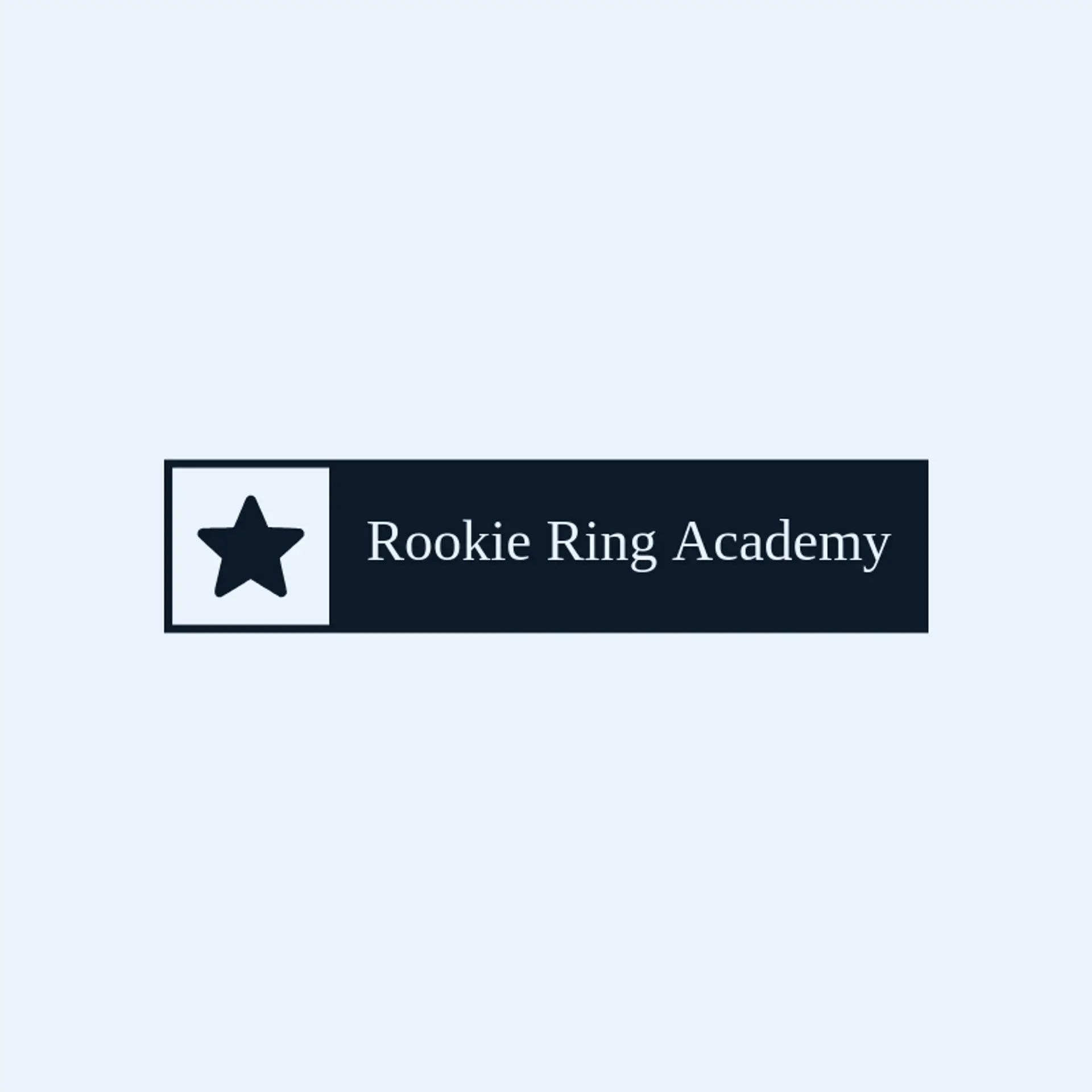 Rookie Ring Academy logo for pro wrestling