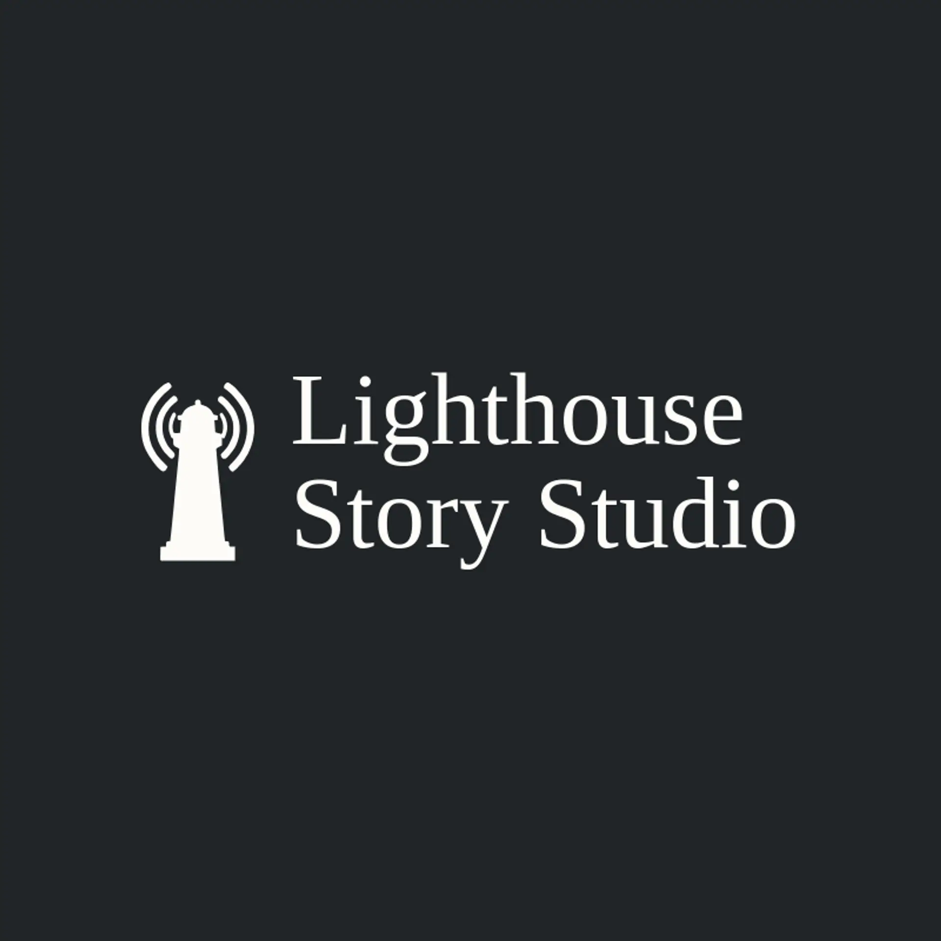 Lighthouse Story Studio logo for advertising