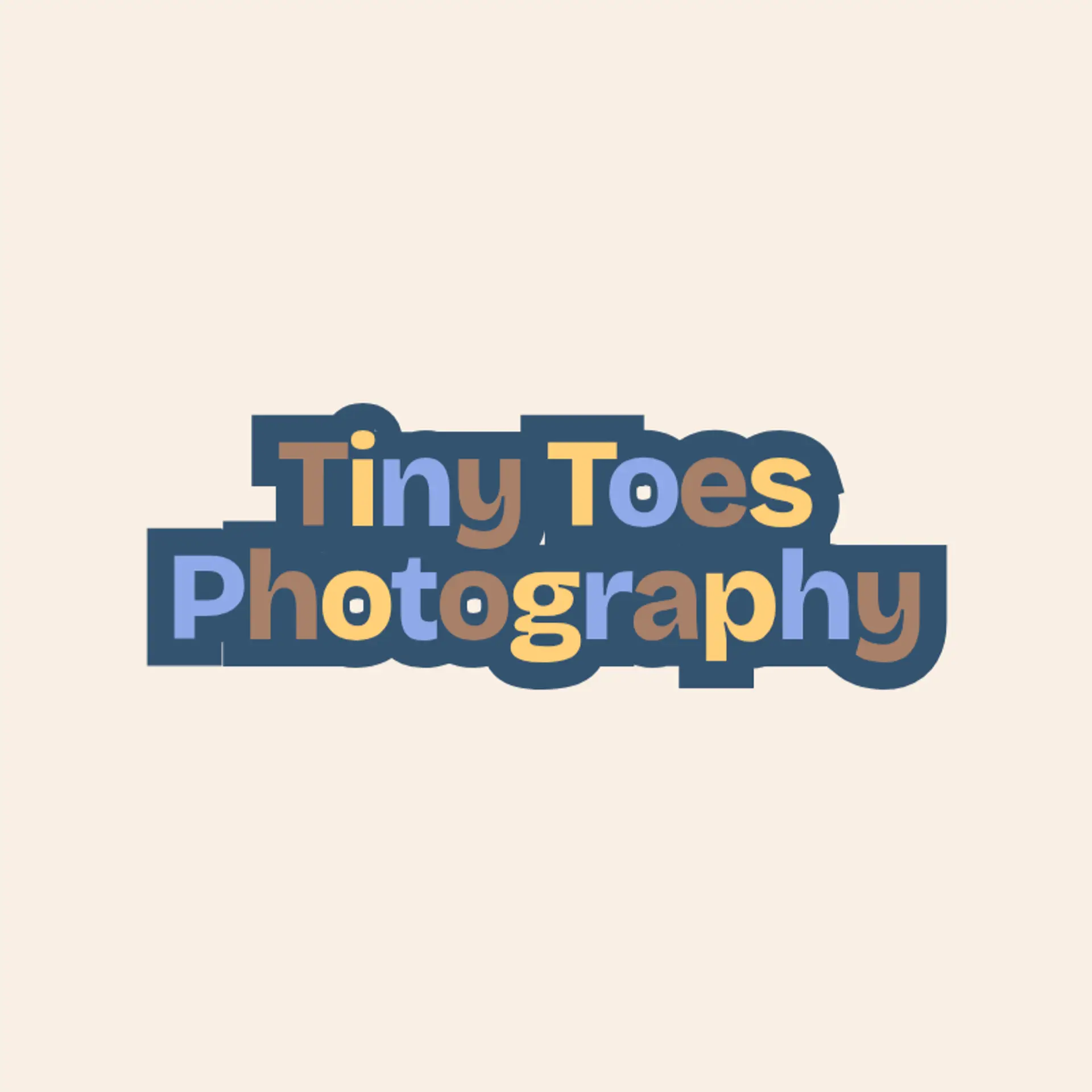 Tiny Toes Photography logo for newborn photography