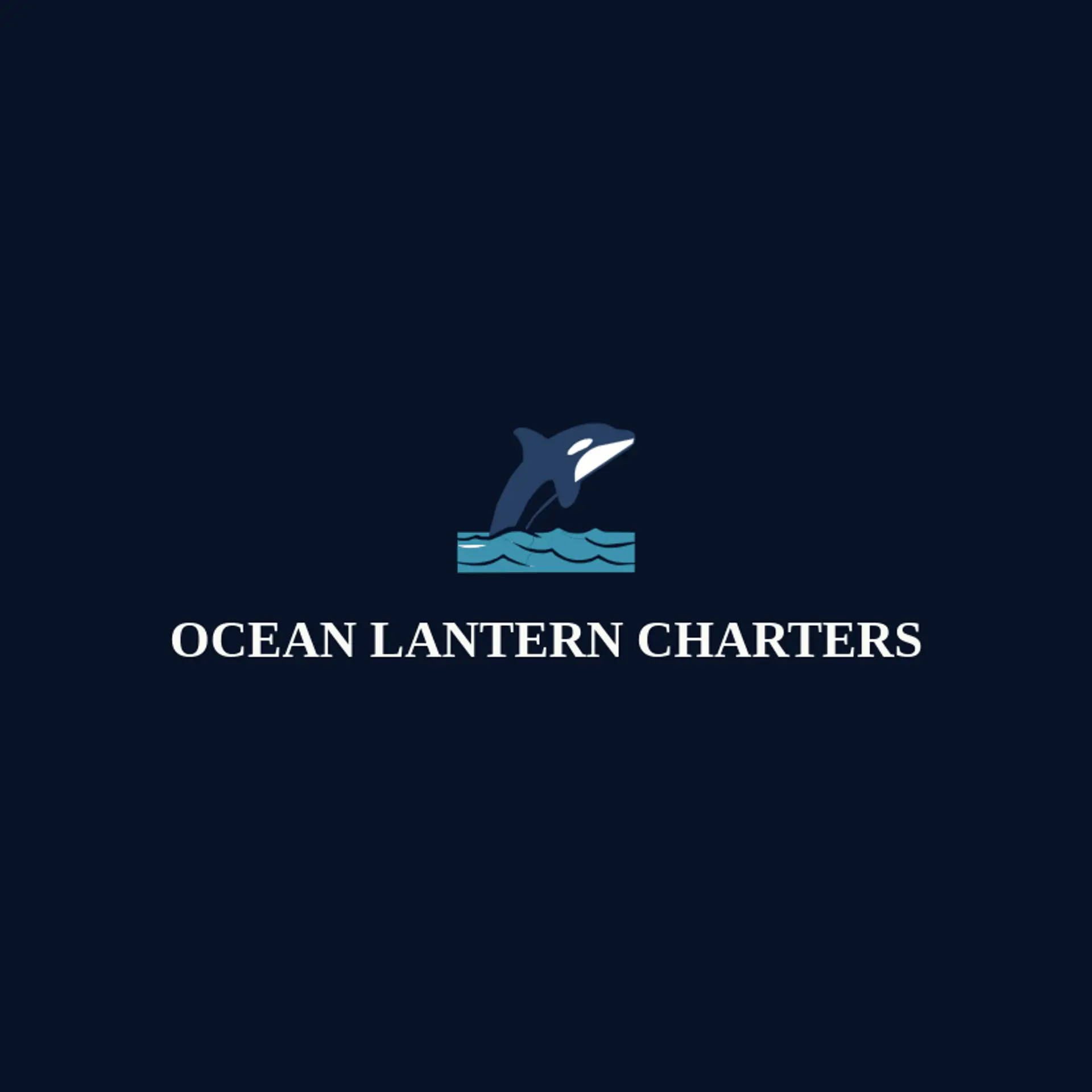 Ocean Lantern Charters logo for whale