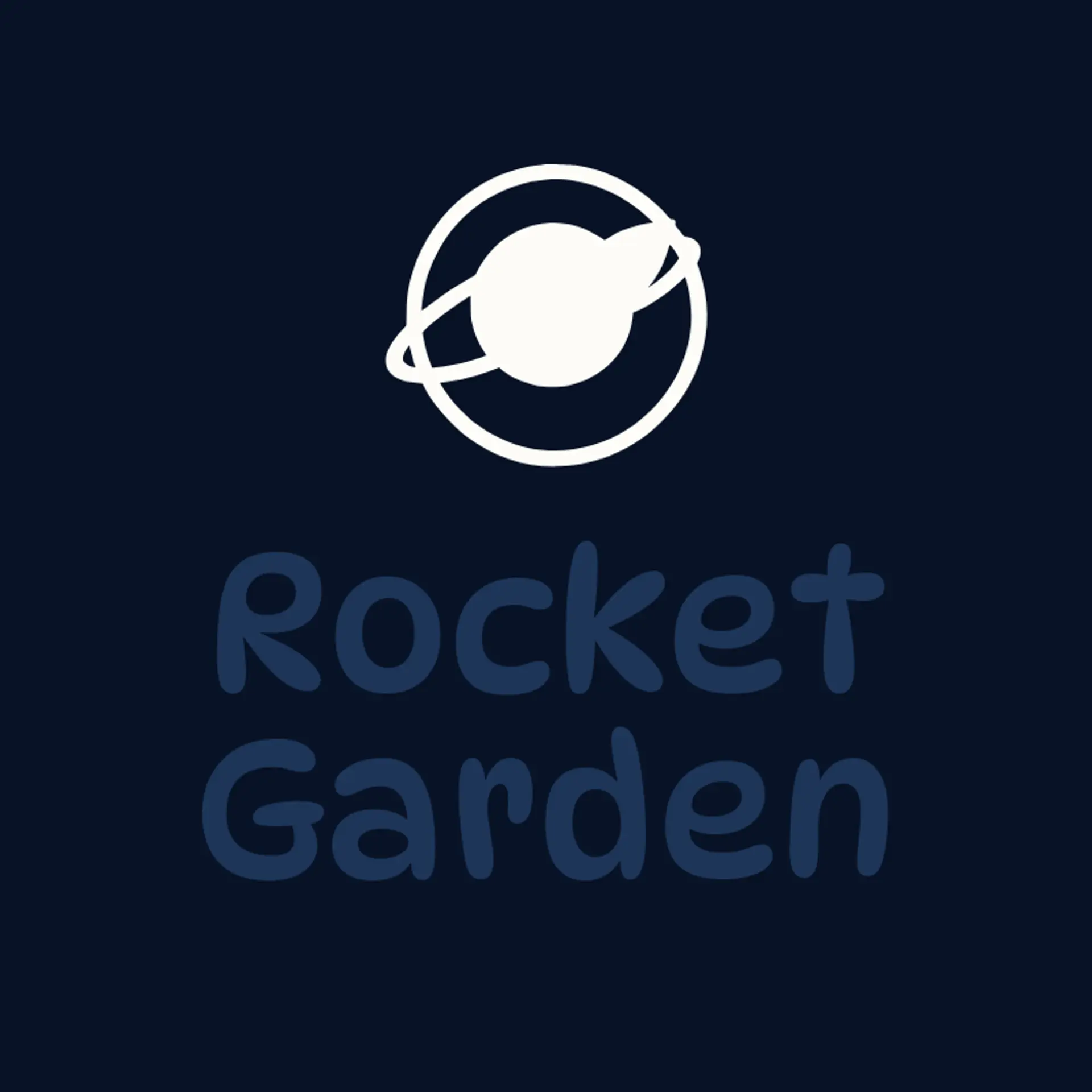 Rocket Garden logo for space