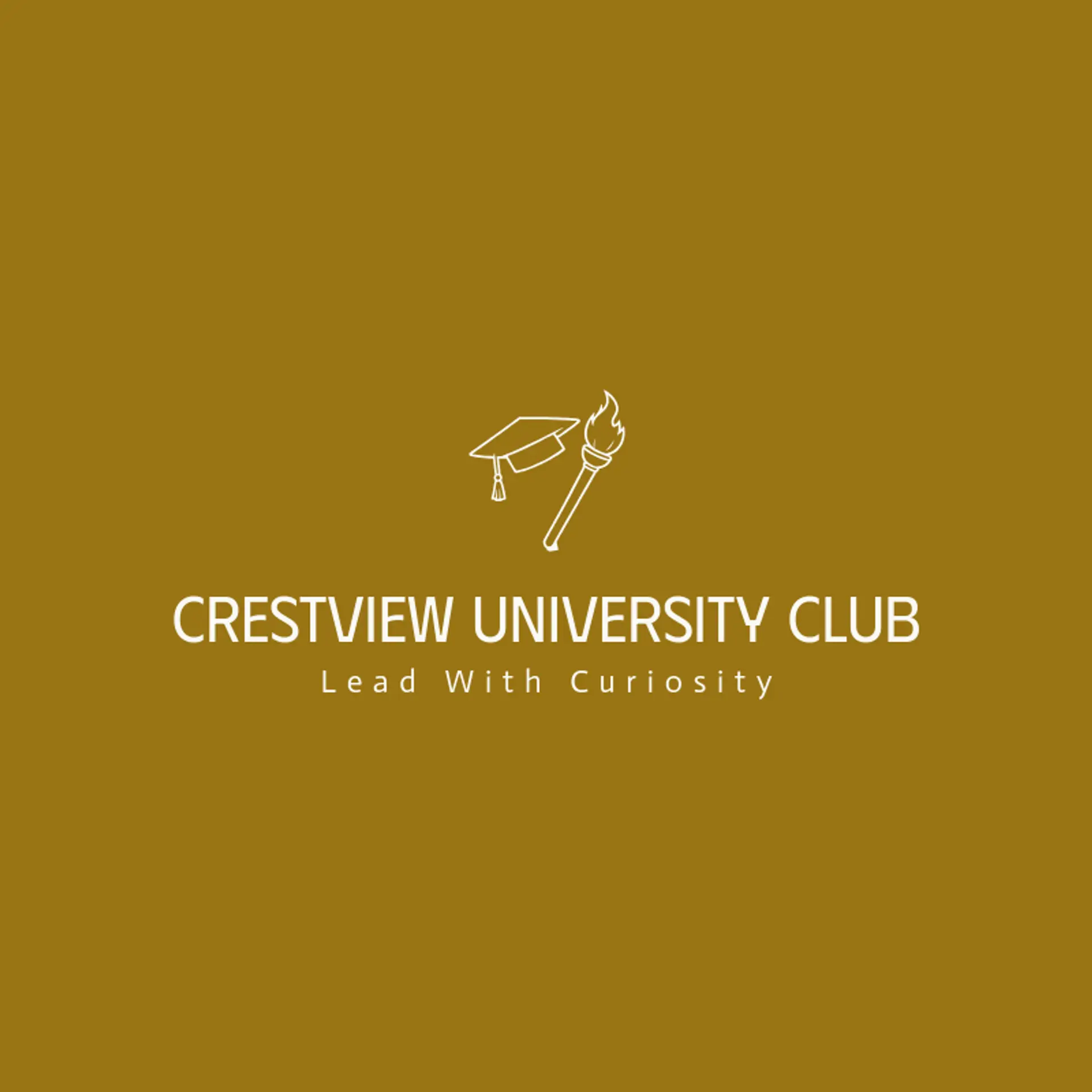 Crestview University Club logo for university