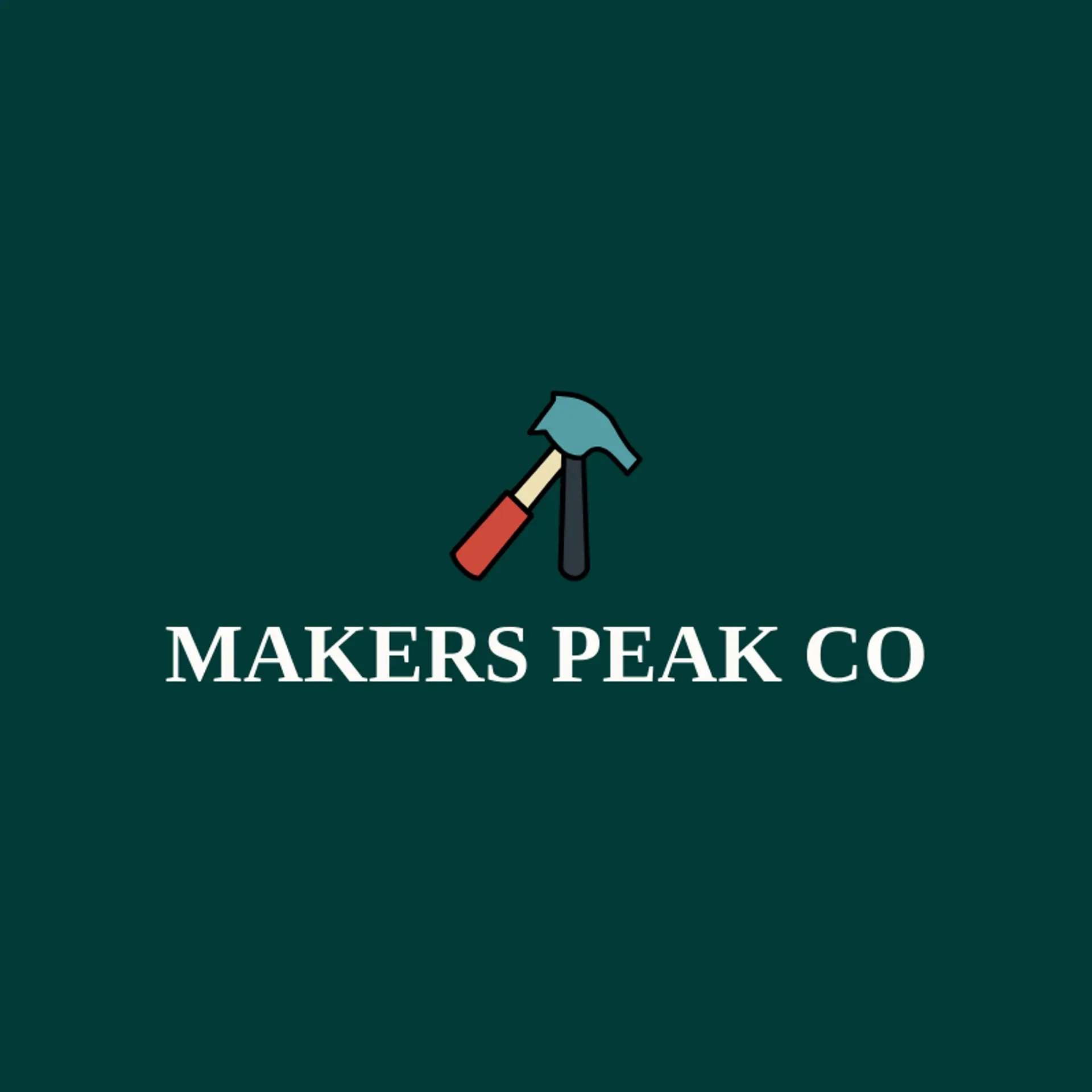 Makers Peak Co logo for hammer