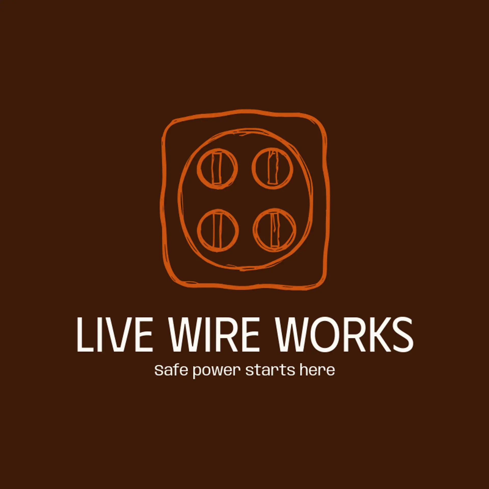 Live Wire Works logo for electrical