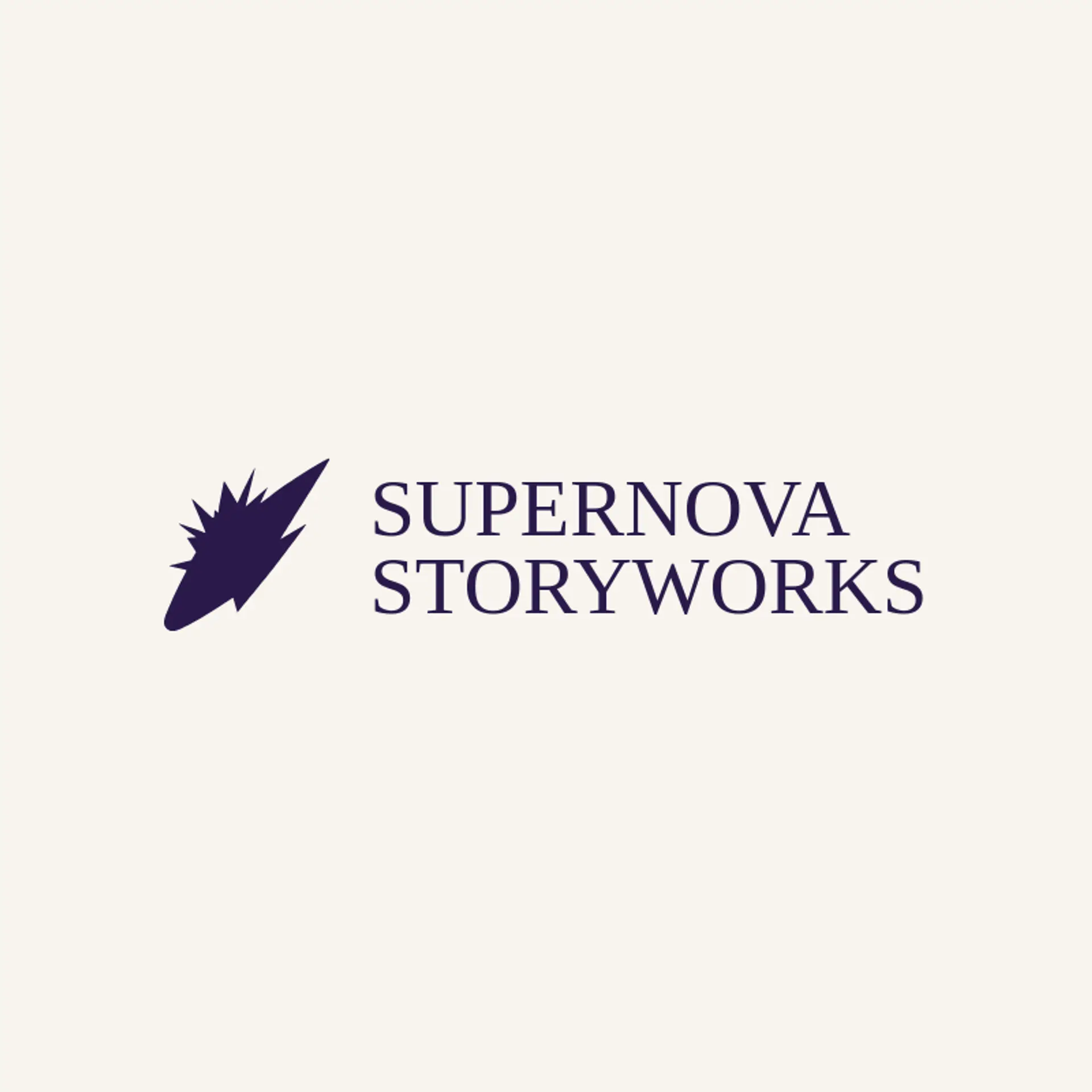 Supernova Storyworks logo for comic book