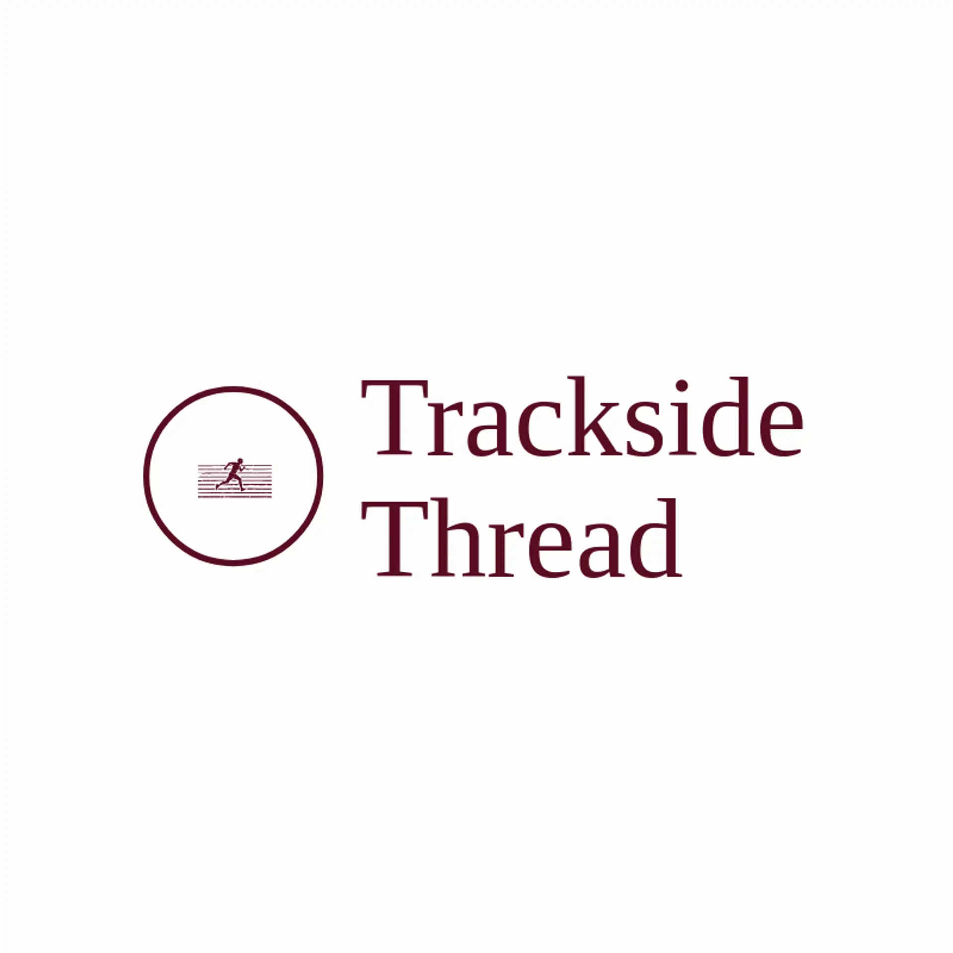 Trackside Thread logo for runner