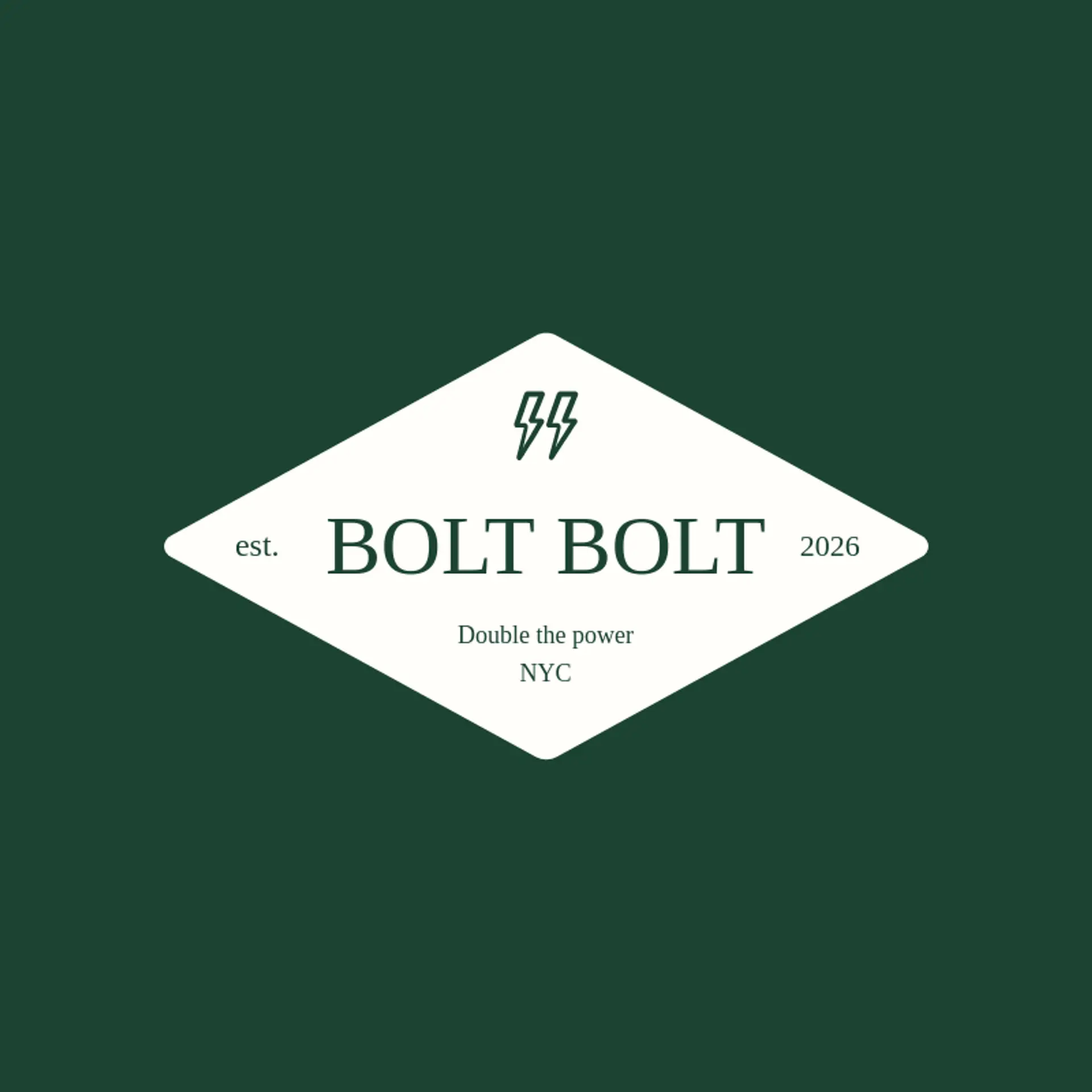 Bolt Bolt logo for lightning bolt