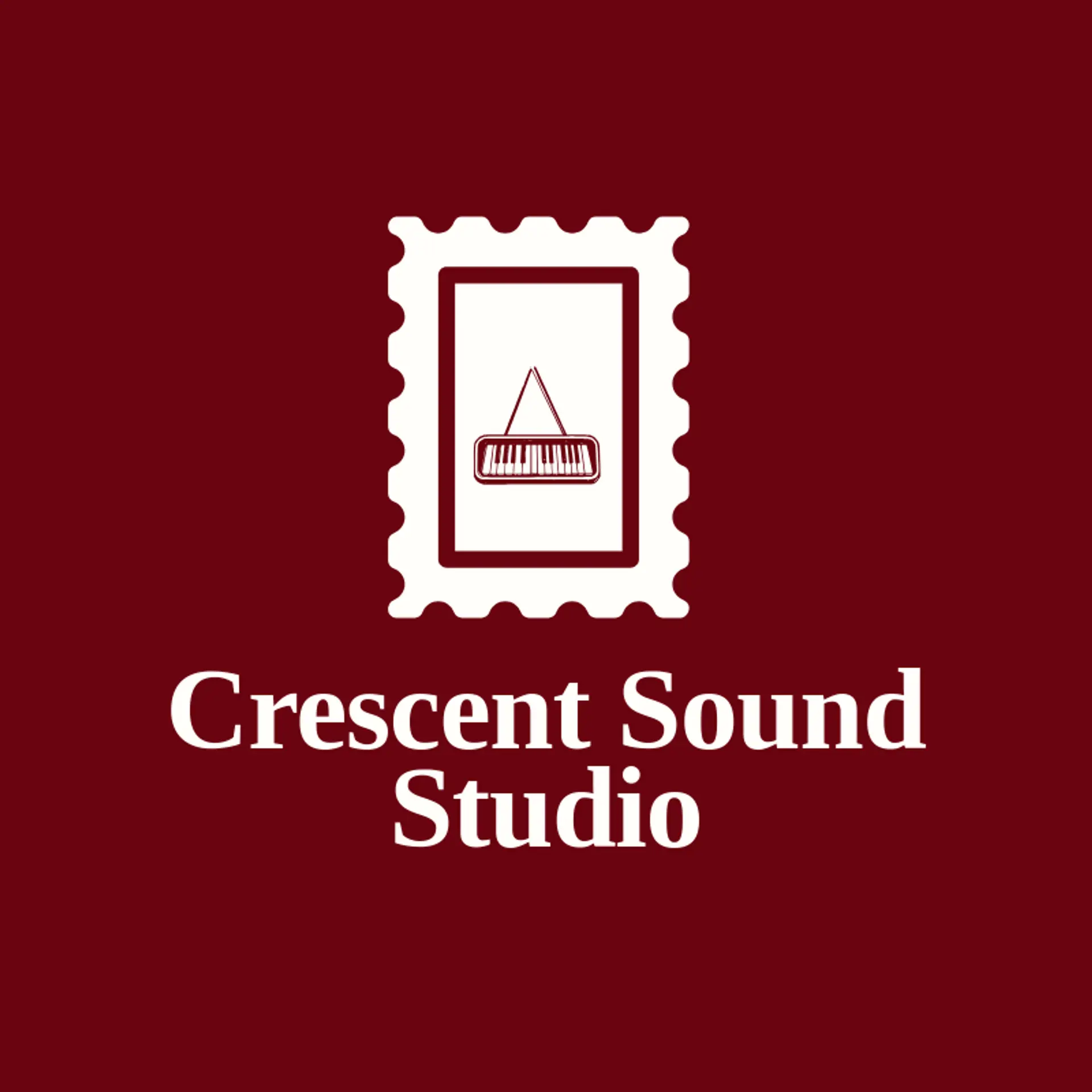 Crescent Sound Studio logo for keyboard