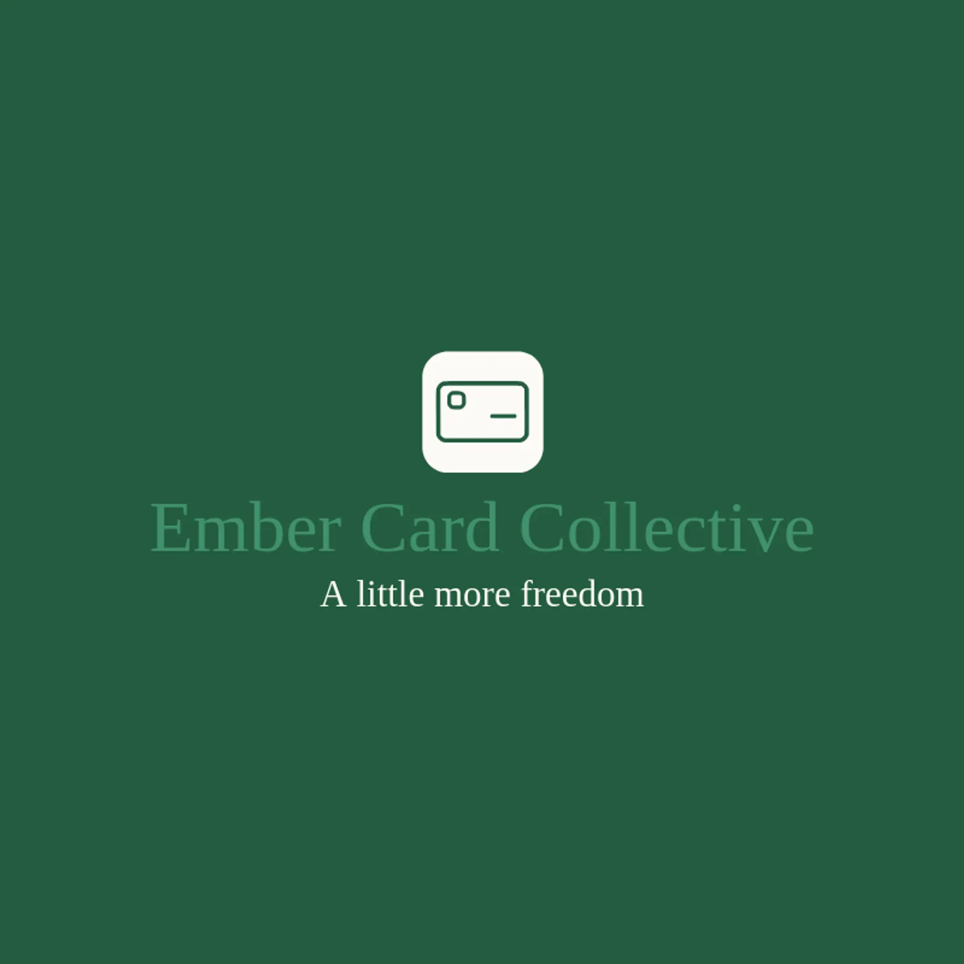Ember Card Collective logo for credit card