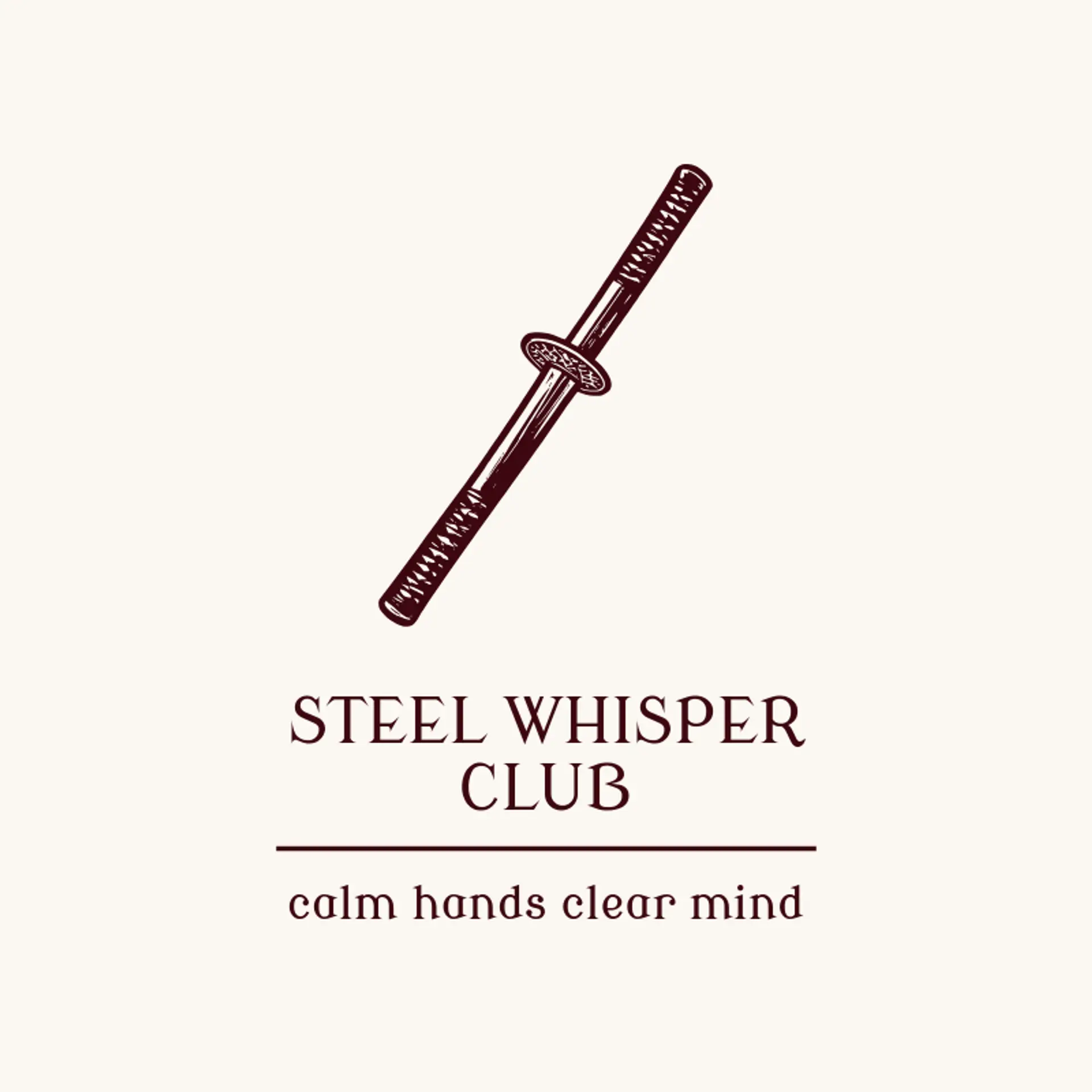 Steel Whisper Club logo for ninja