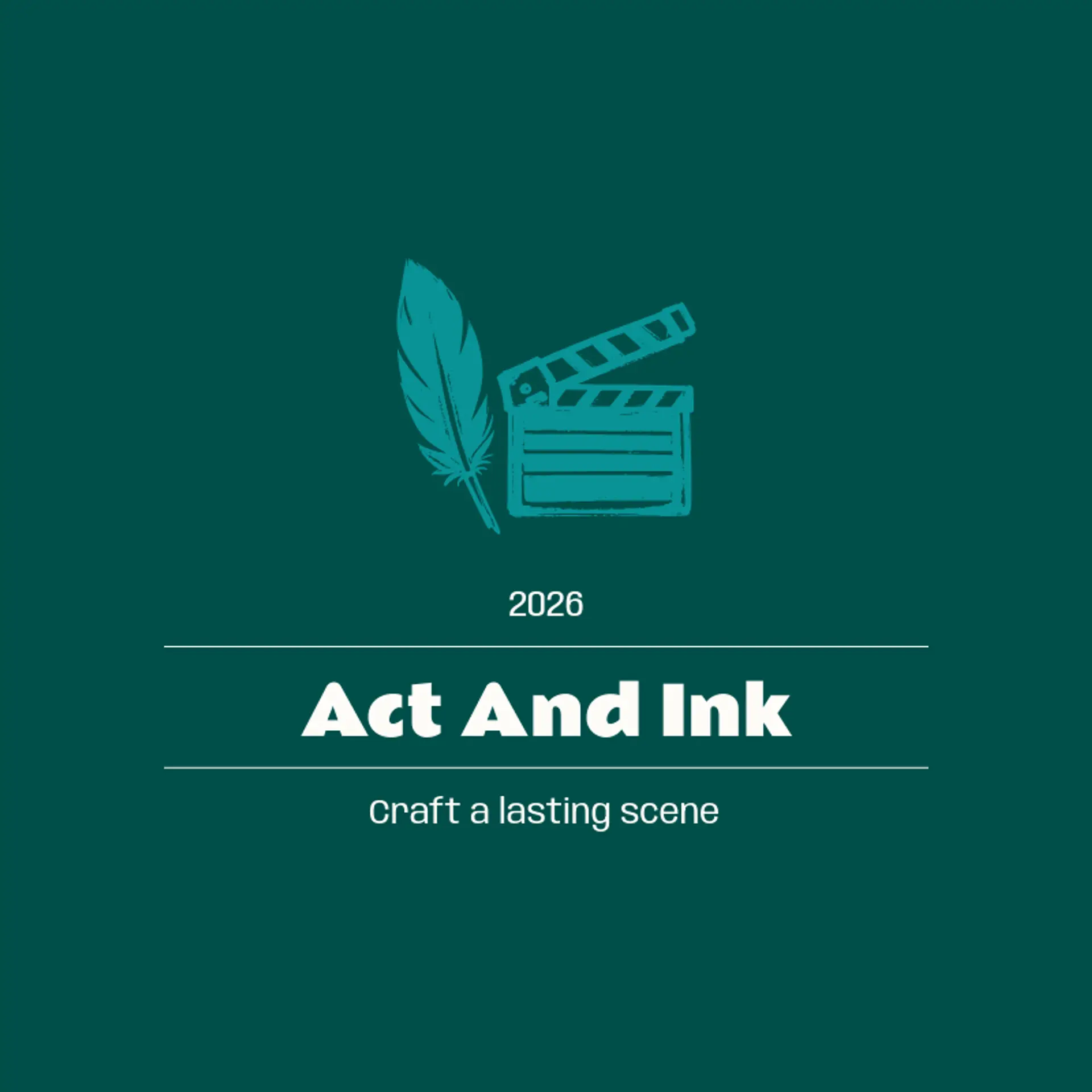 Act And Ink logo for drama