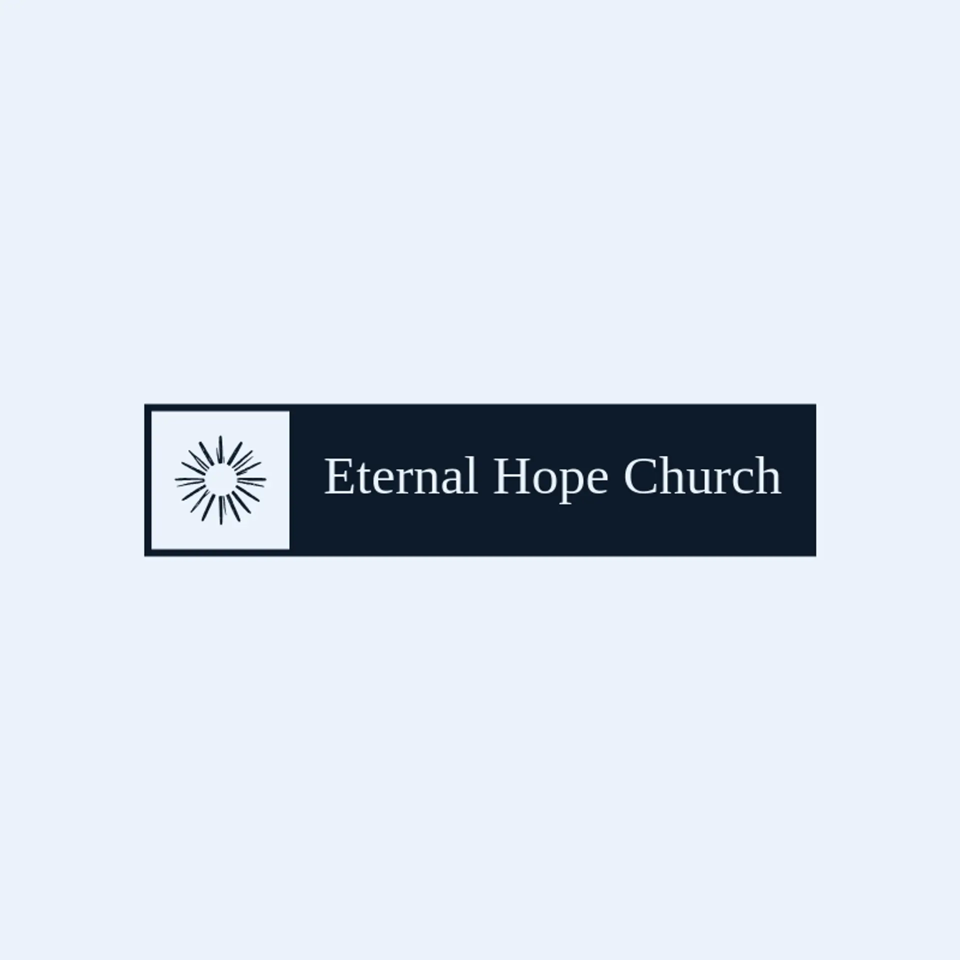 Eternal Hope Church logo for christian