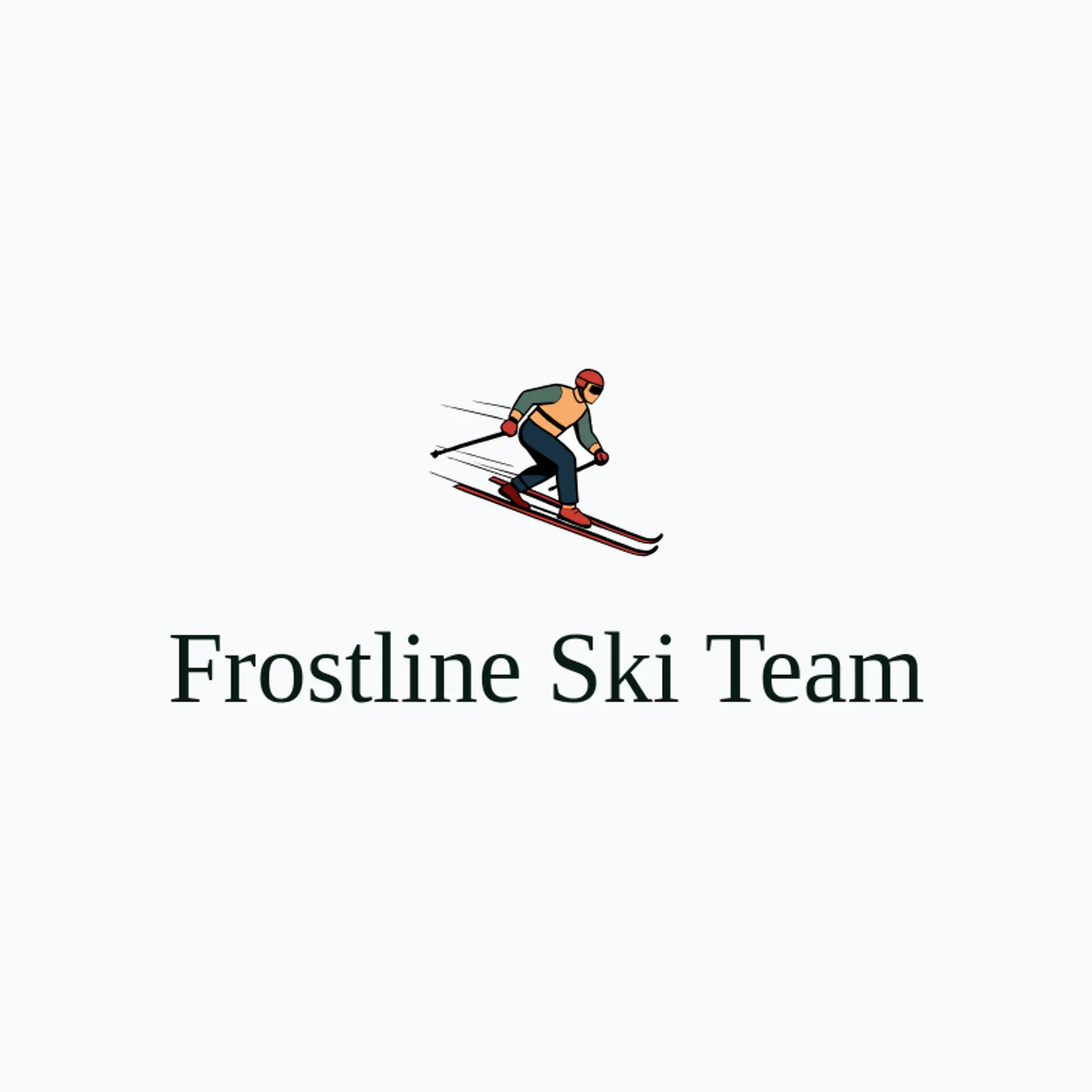Frostline Ski Team logo for skiing