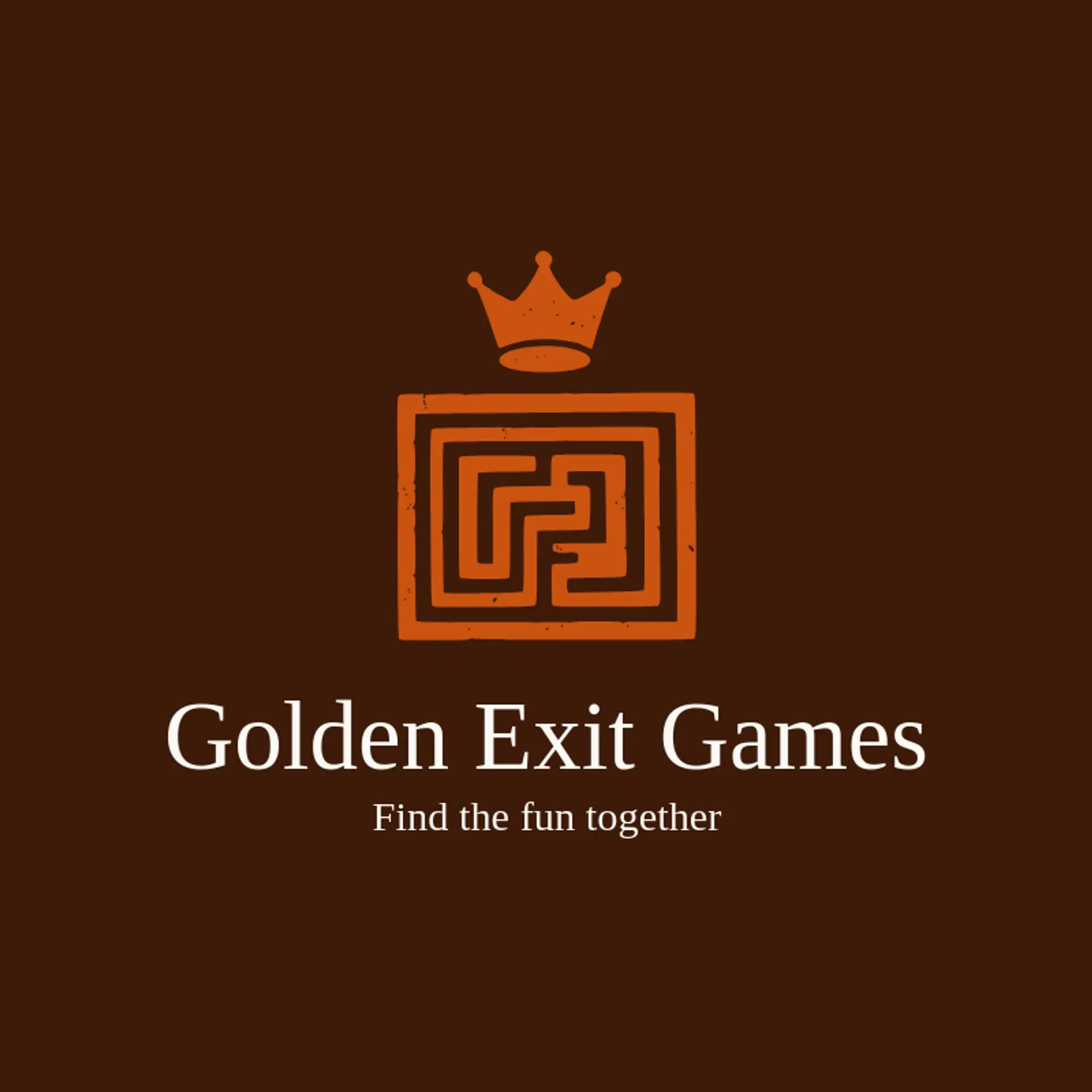Golden Exit Games logo for maze