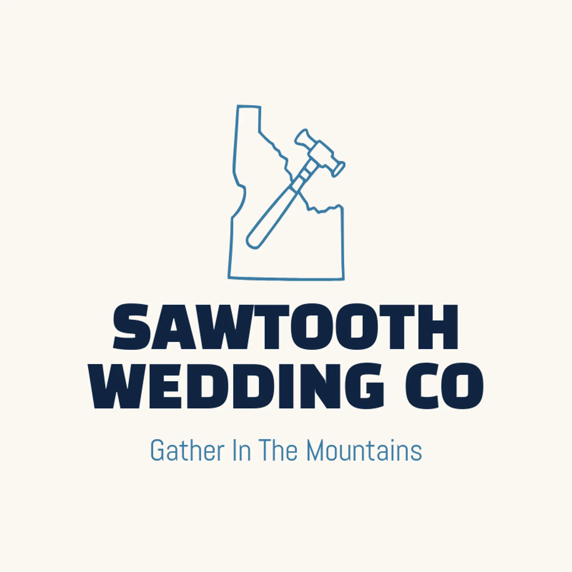 Sawtooth Wedding Co logo for idaho