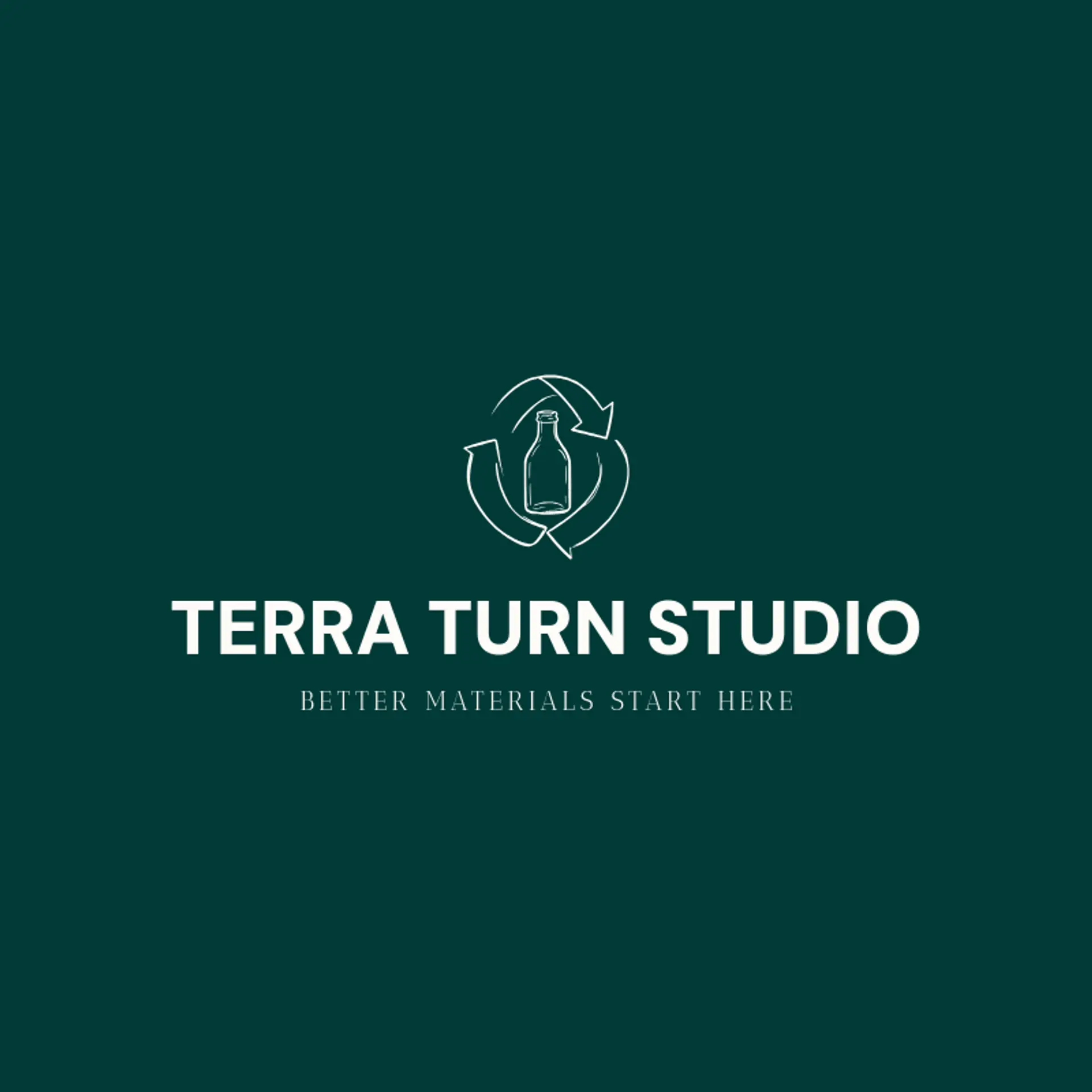 Terra Turn Studio logo for recycle