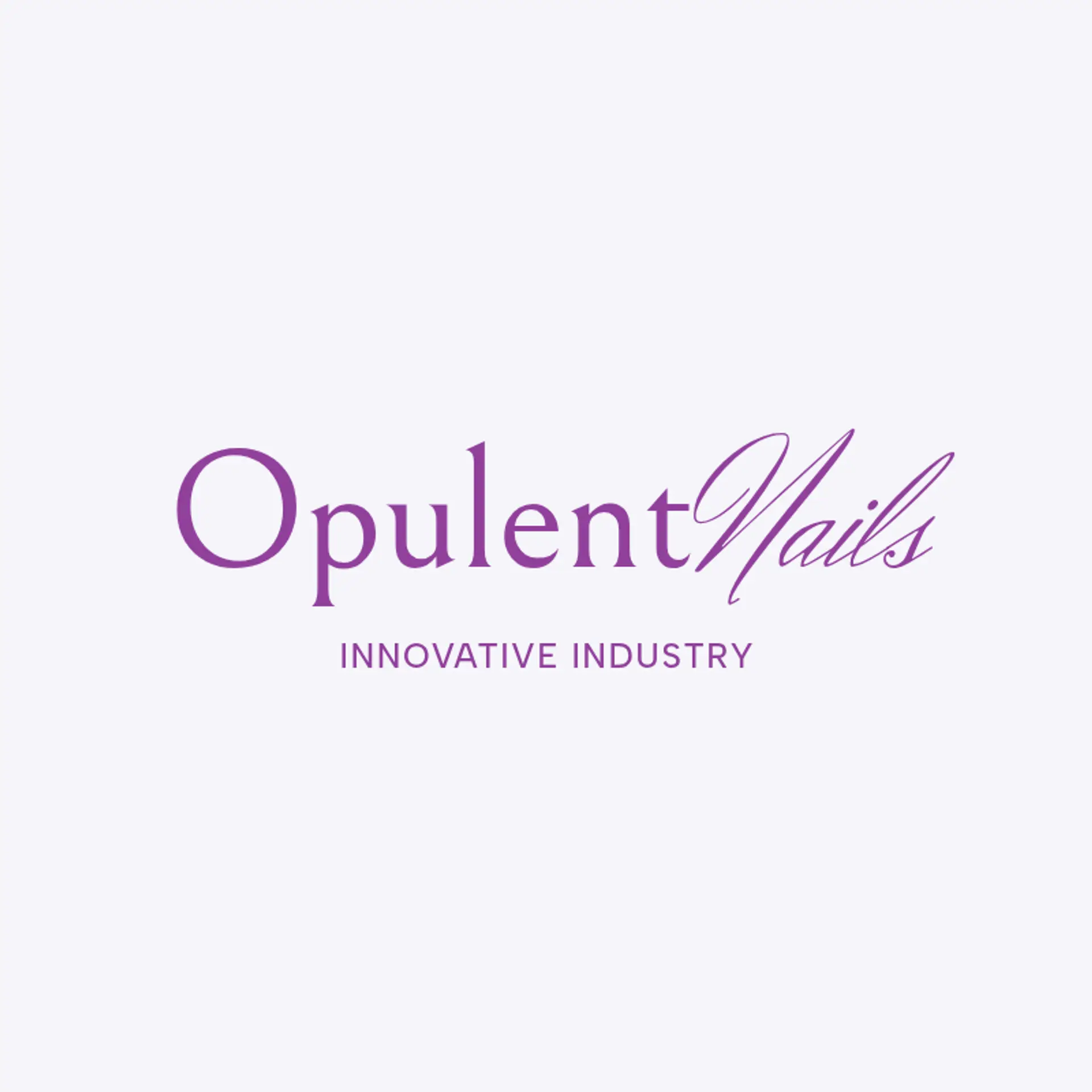 Opulent Nails logo for nail spa