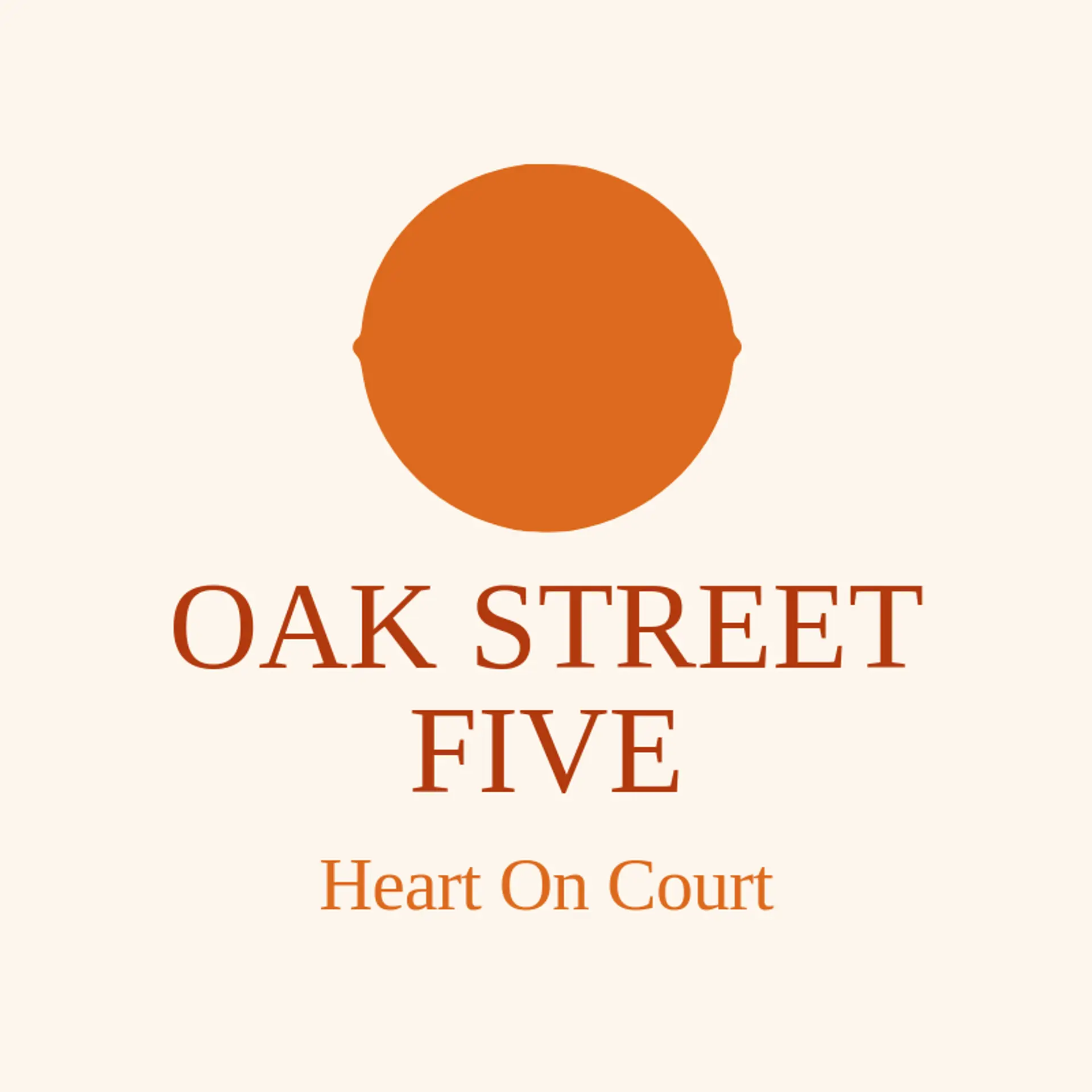 Oak Street Five logo for basketball team
