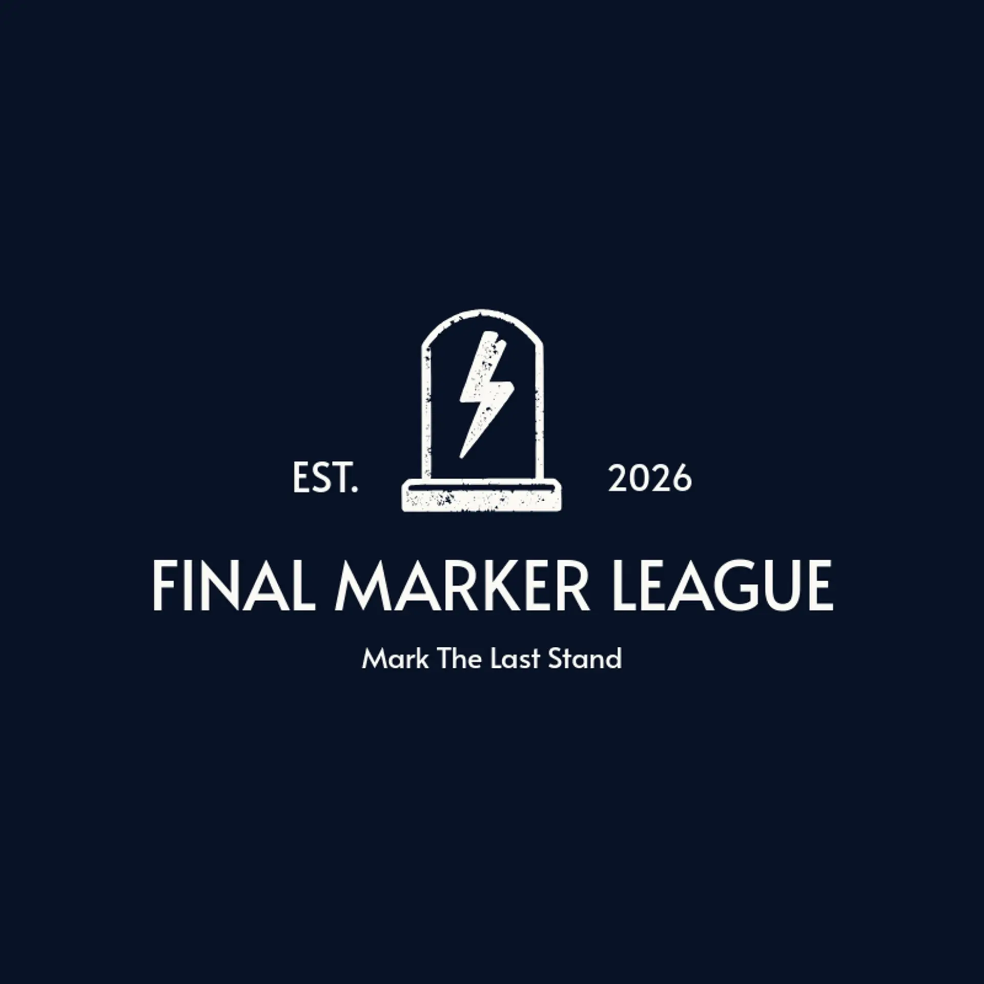 Final Marker League logo for zombie