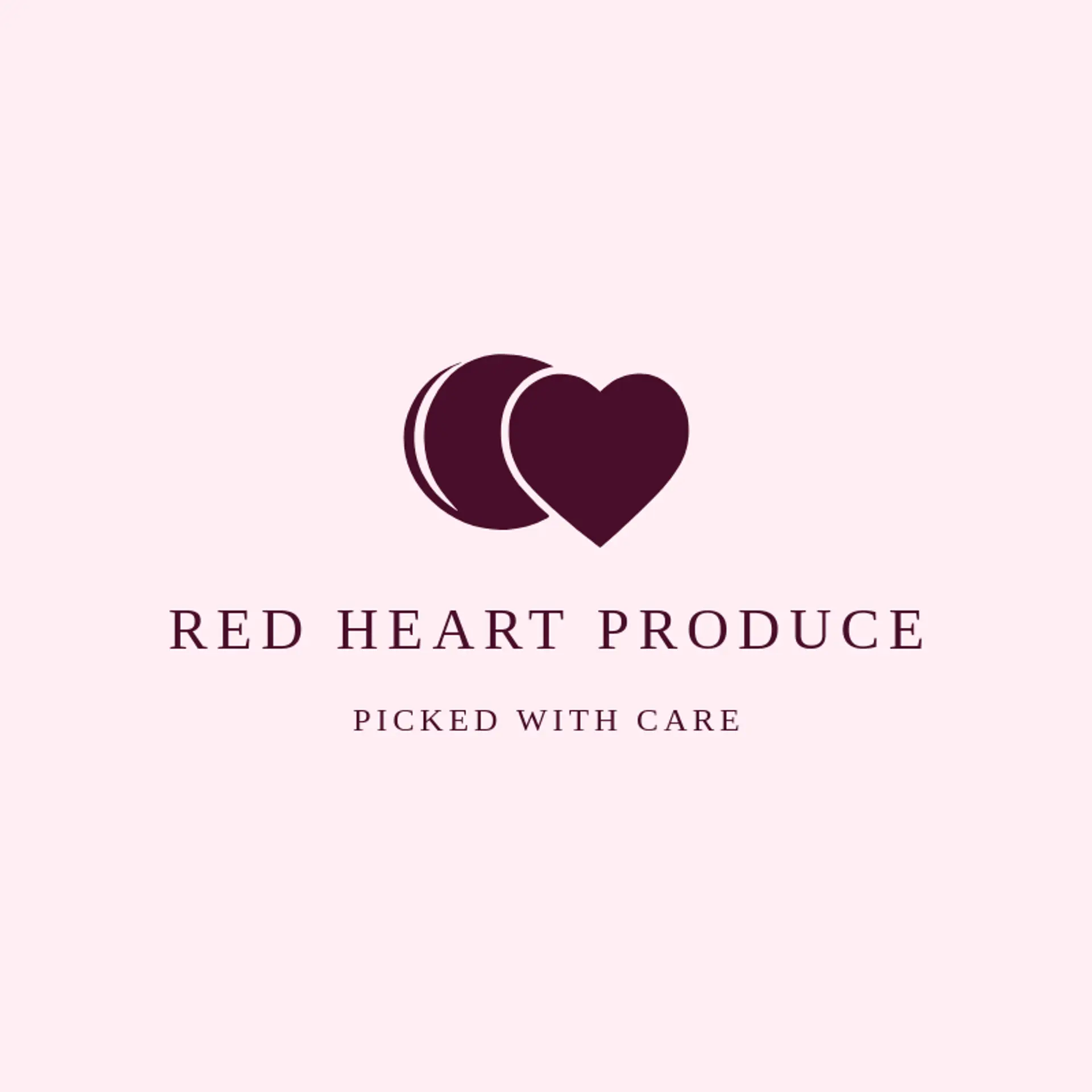 Red Heart Produce logo for watermelon