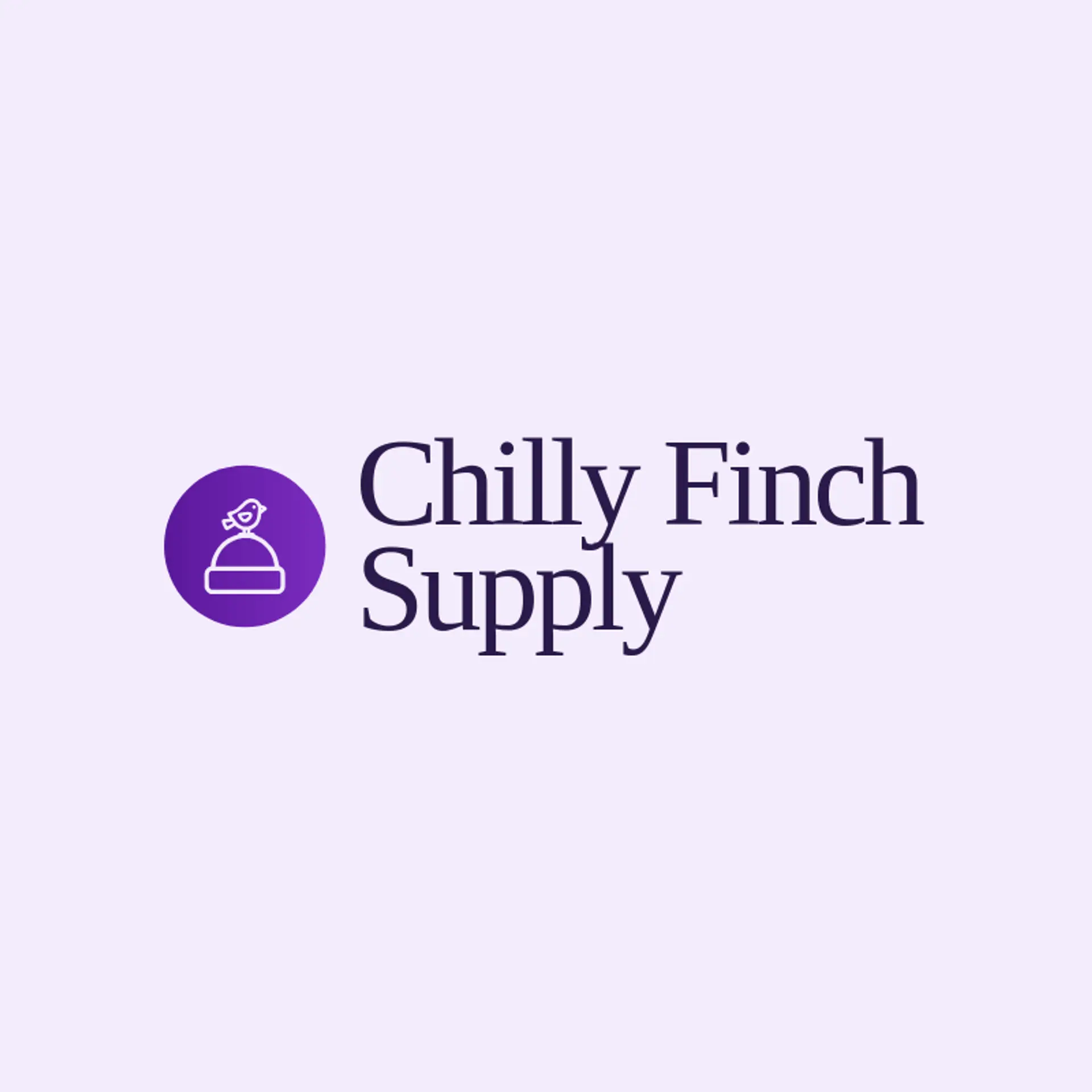 Chilly Finch Supply logo for beanie