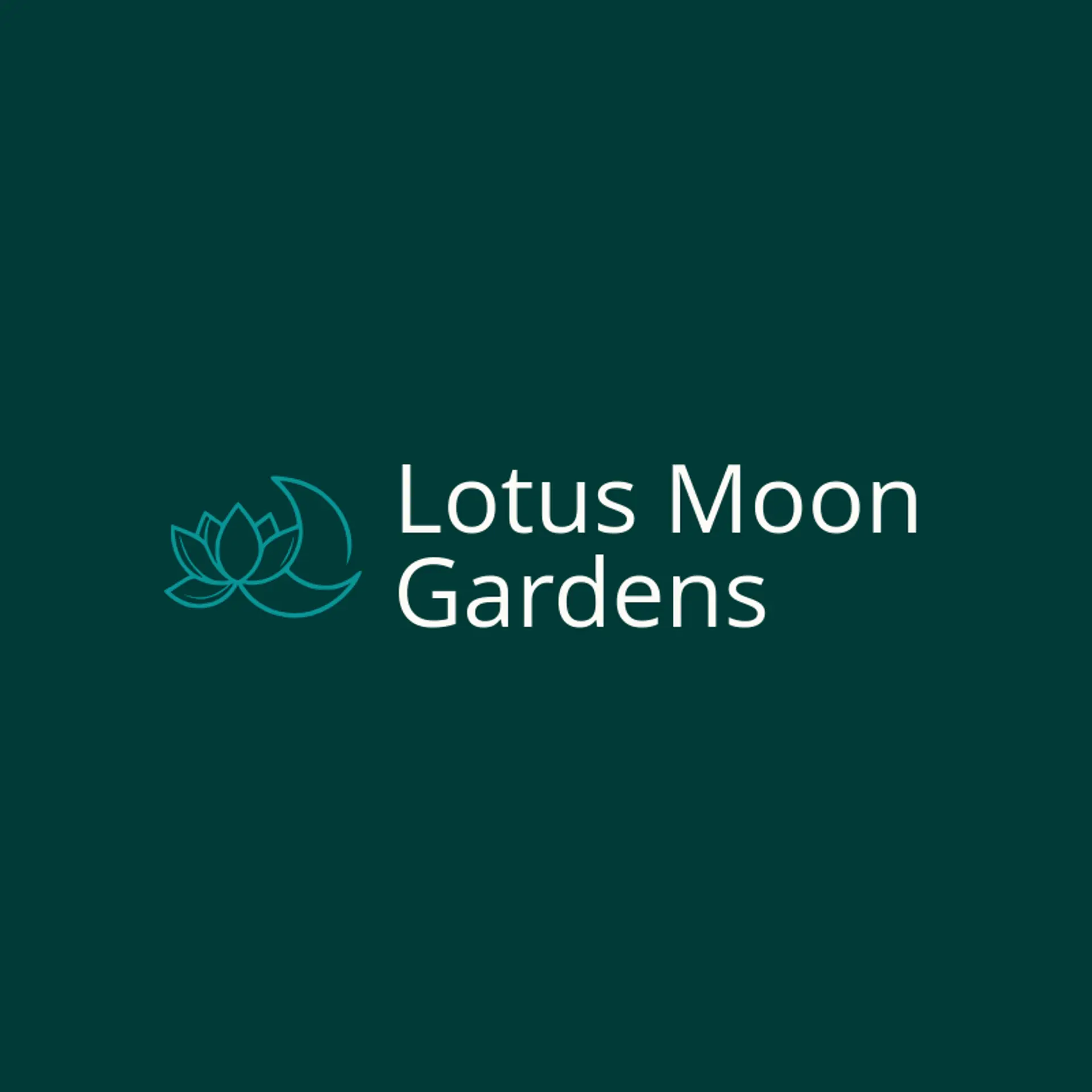 Lotus Moon Gardens logo for lotus flower