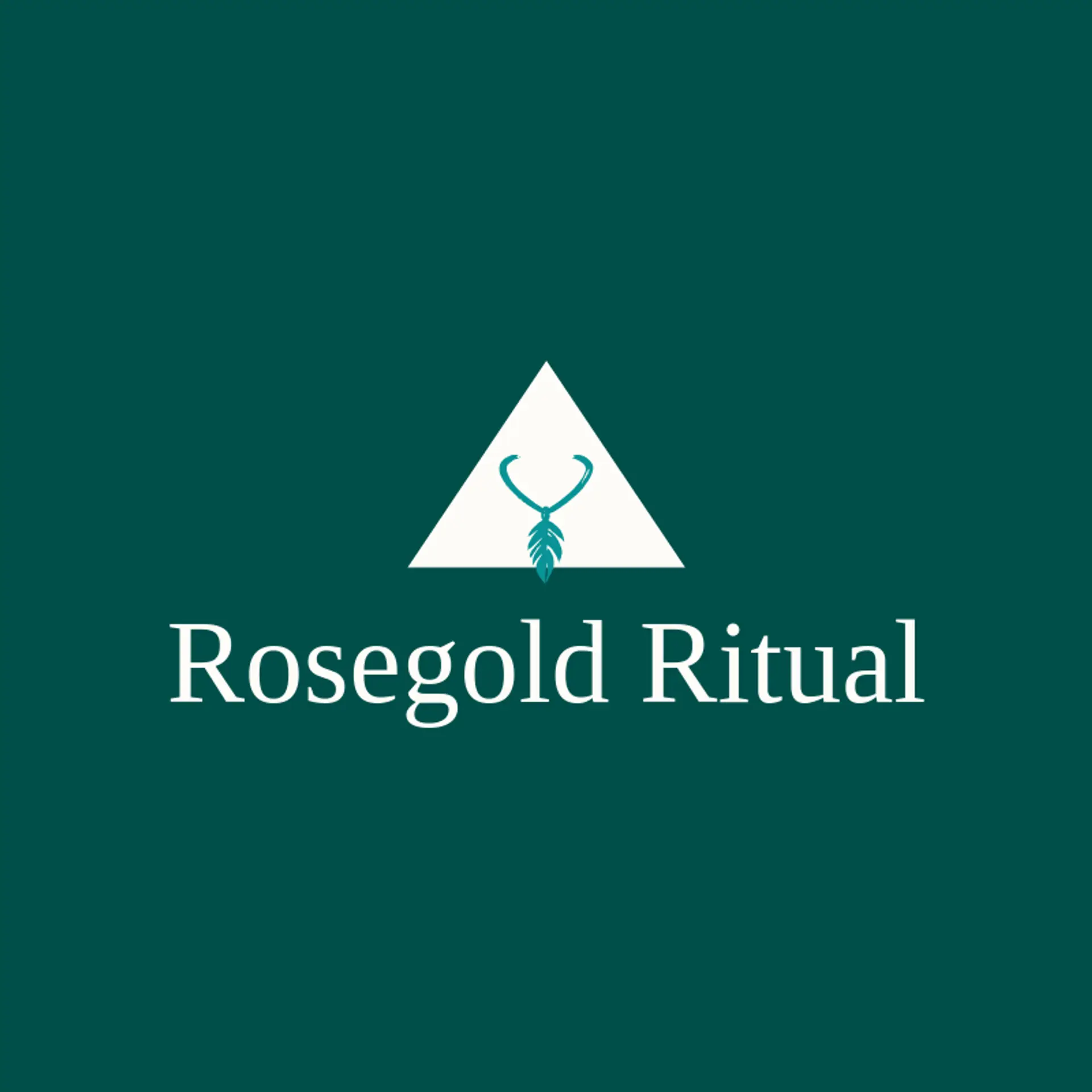 Rosegold Ritual logo for necklace