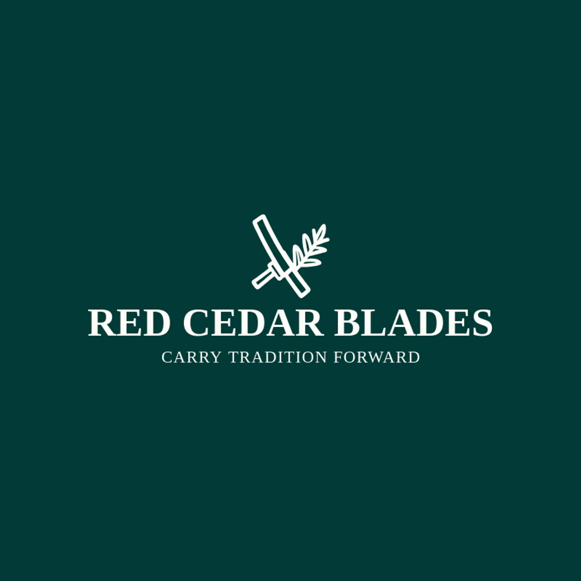Red Cedar Blades logo for katana