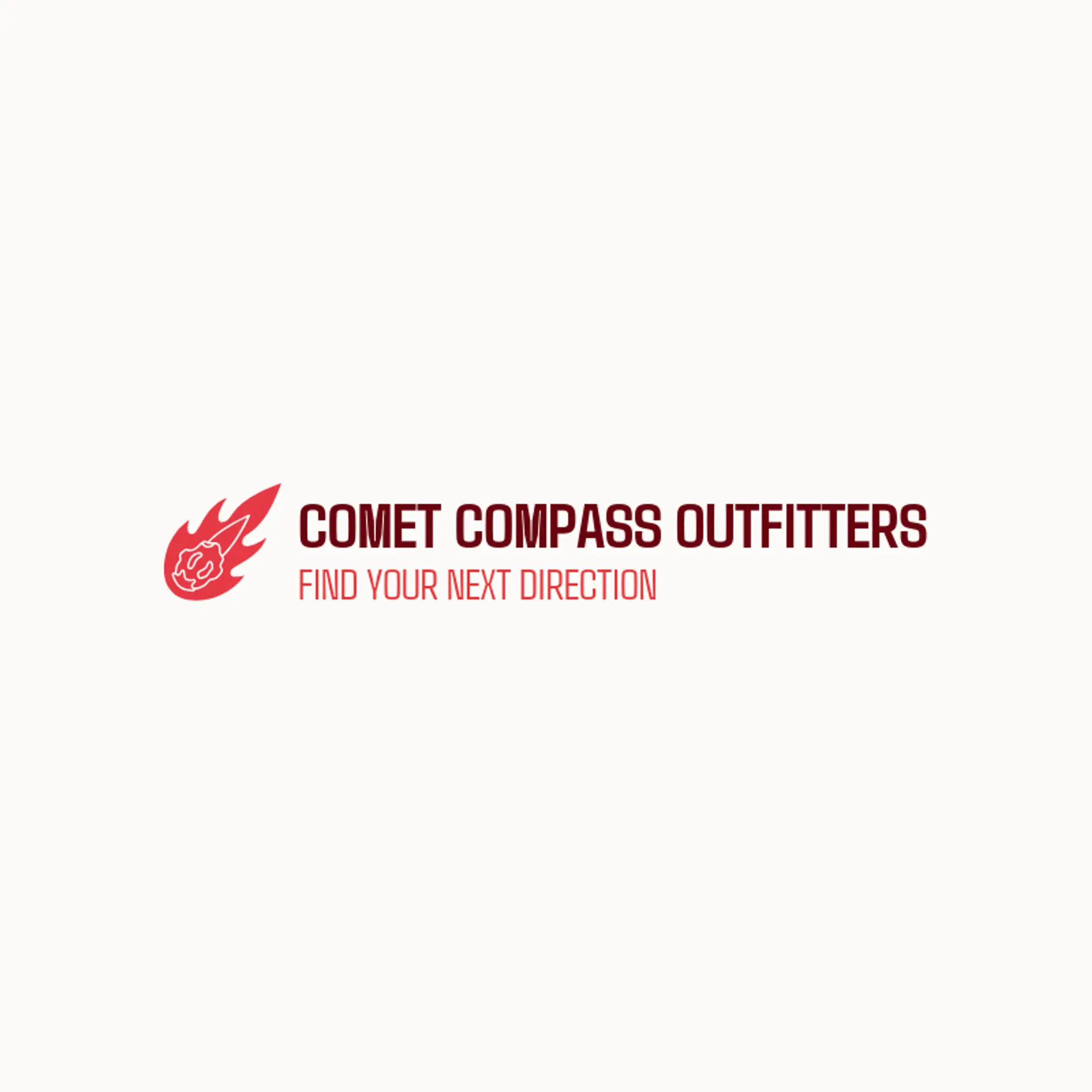 Comet Compass Outfitters logo for comet