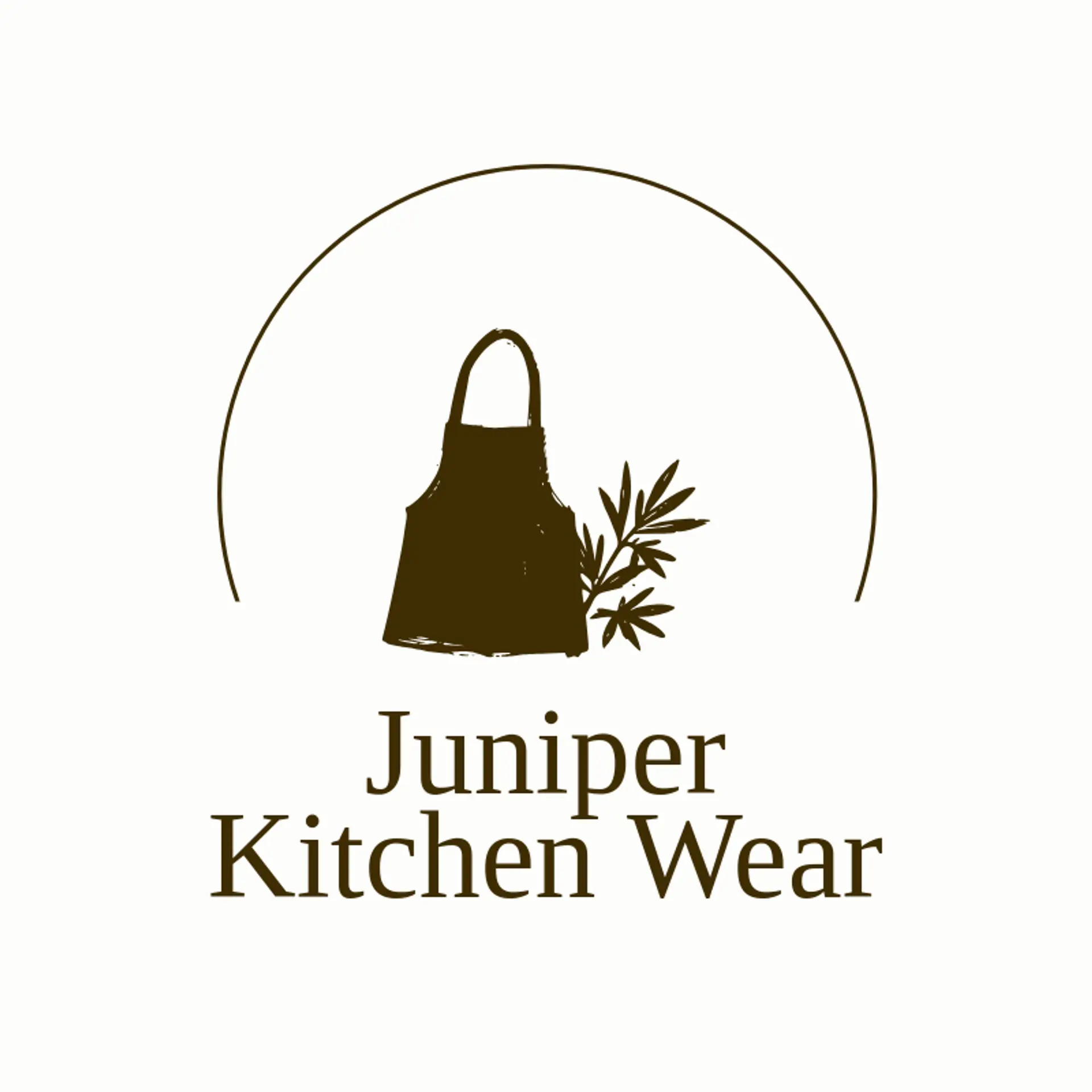 Juniper Kitchen Wear logo for apron